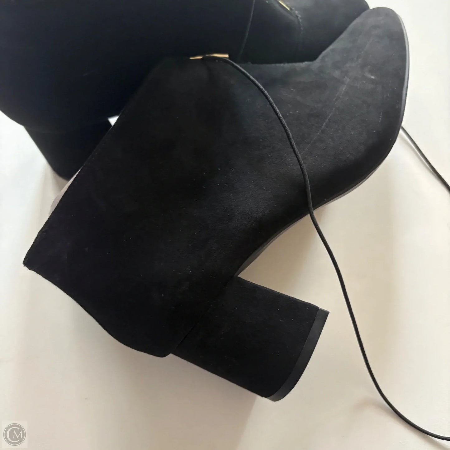 Boots Ankle Heels By Liz Claiborne In Black, Size: 8.5