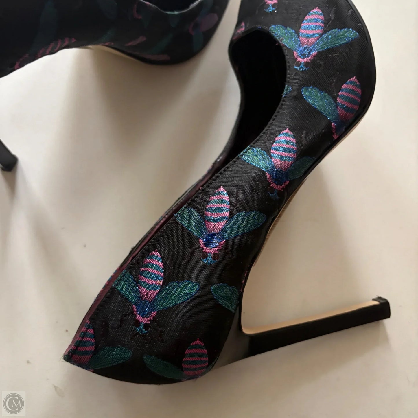 Shoes Heels Kitten By Nine West In Black, Size: 9.5