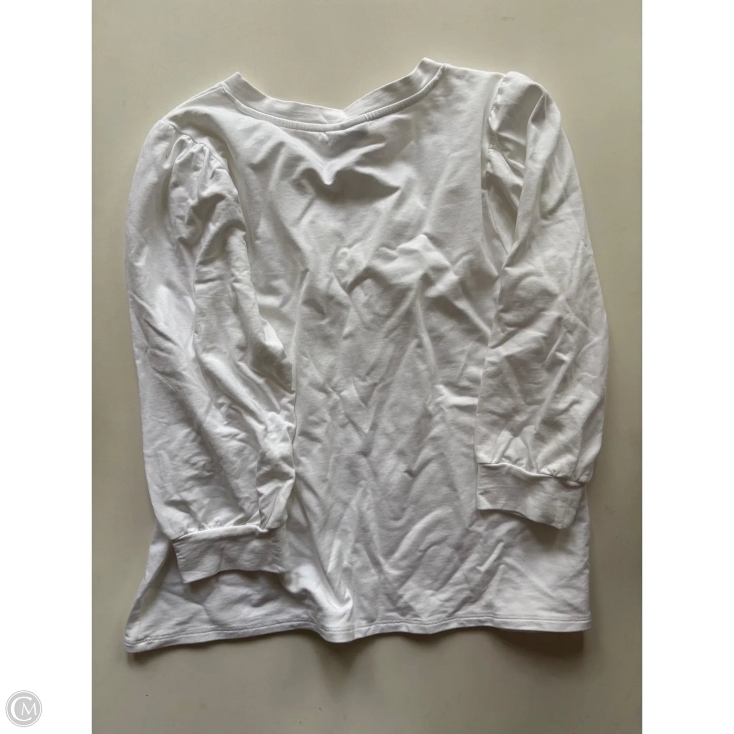 Top Long Sleeve By J. Jill In White, Size: S