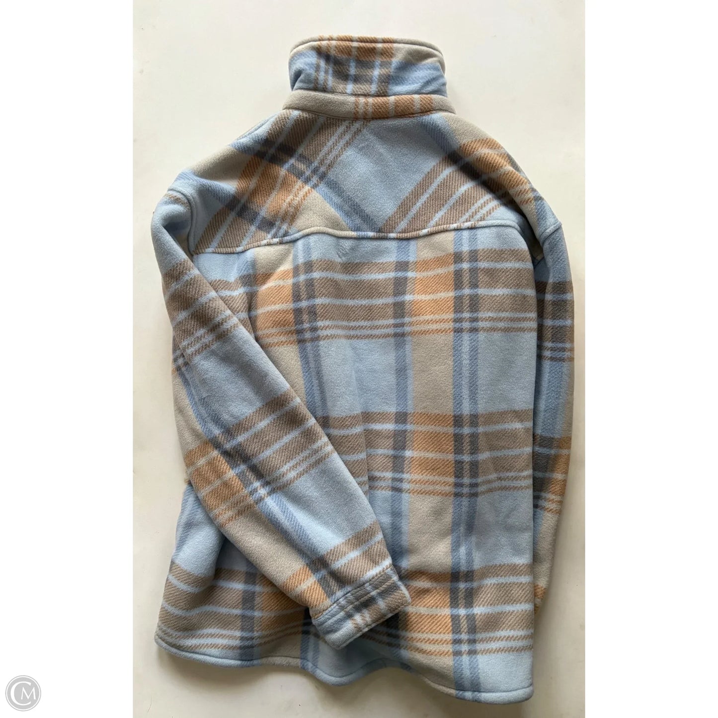 Coat Puffer & Quilted By Hfx In Plaid Pattern, Size: 2x