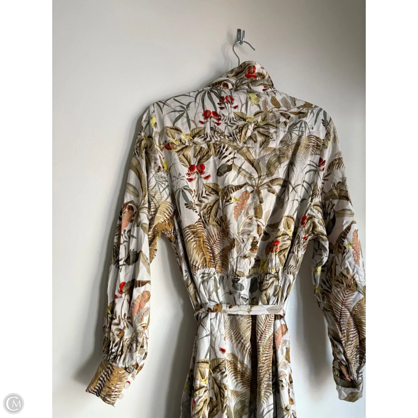 Dress Casual Maxi By H&m In Floral Print, Size: L