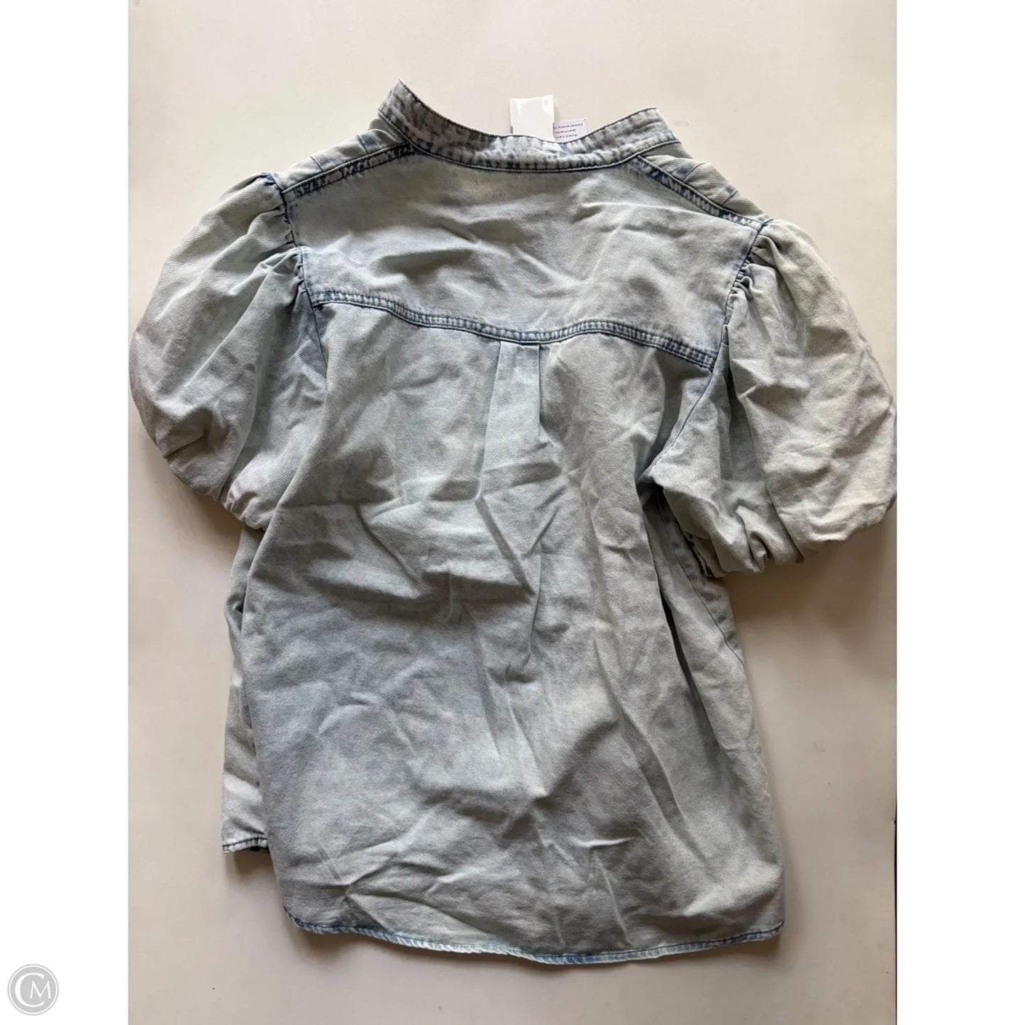 Top Short Sleeve By Mazik In Blue, Size: S