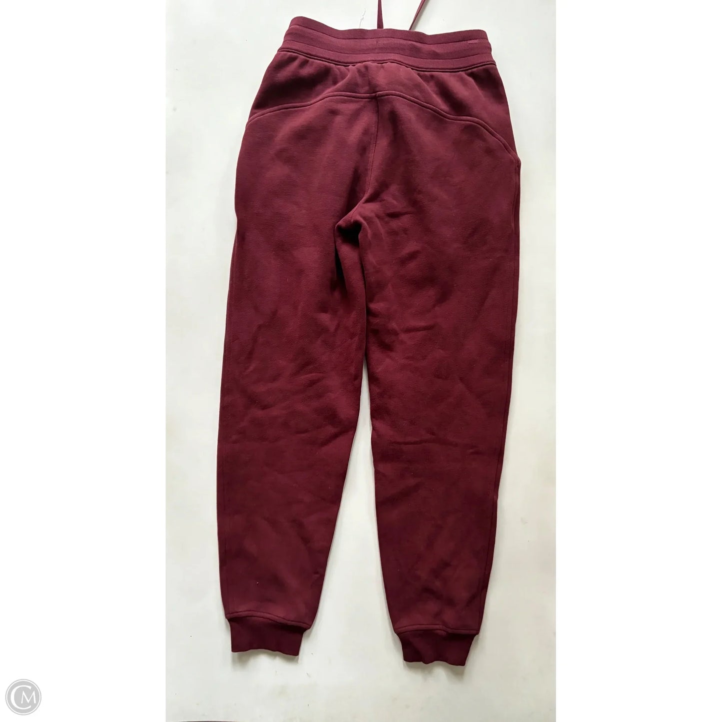 Athletic Pants By Lululemon In Maroon, Size: Xs