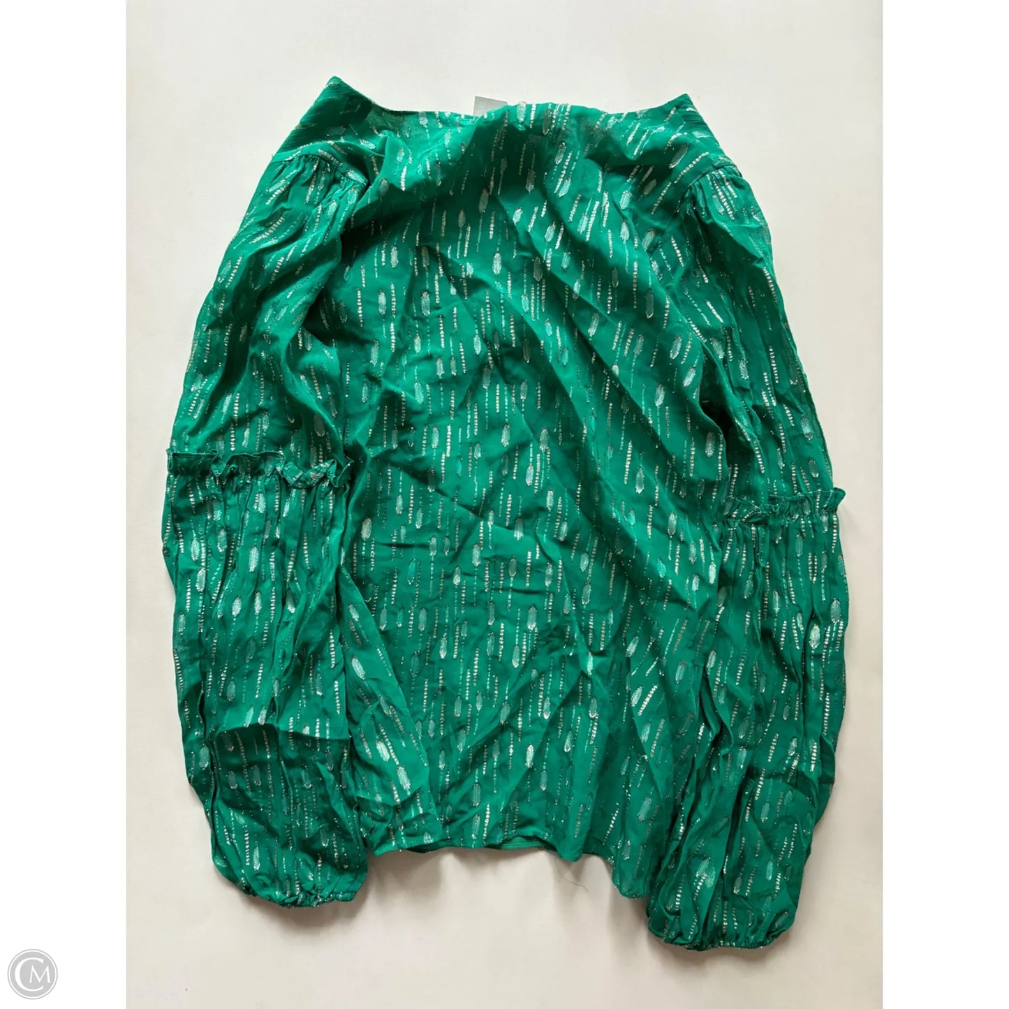 Blouse Designer By Lilly Pulitzer In Green, Size: 2