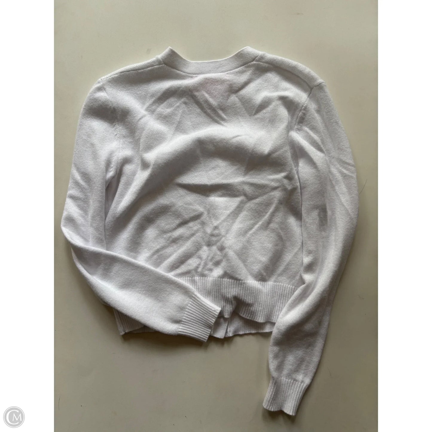 Sweater Cardigan Designer By Lilly Pulitzer In White, Size: Xs