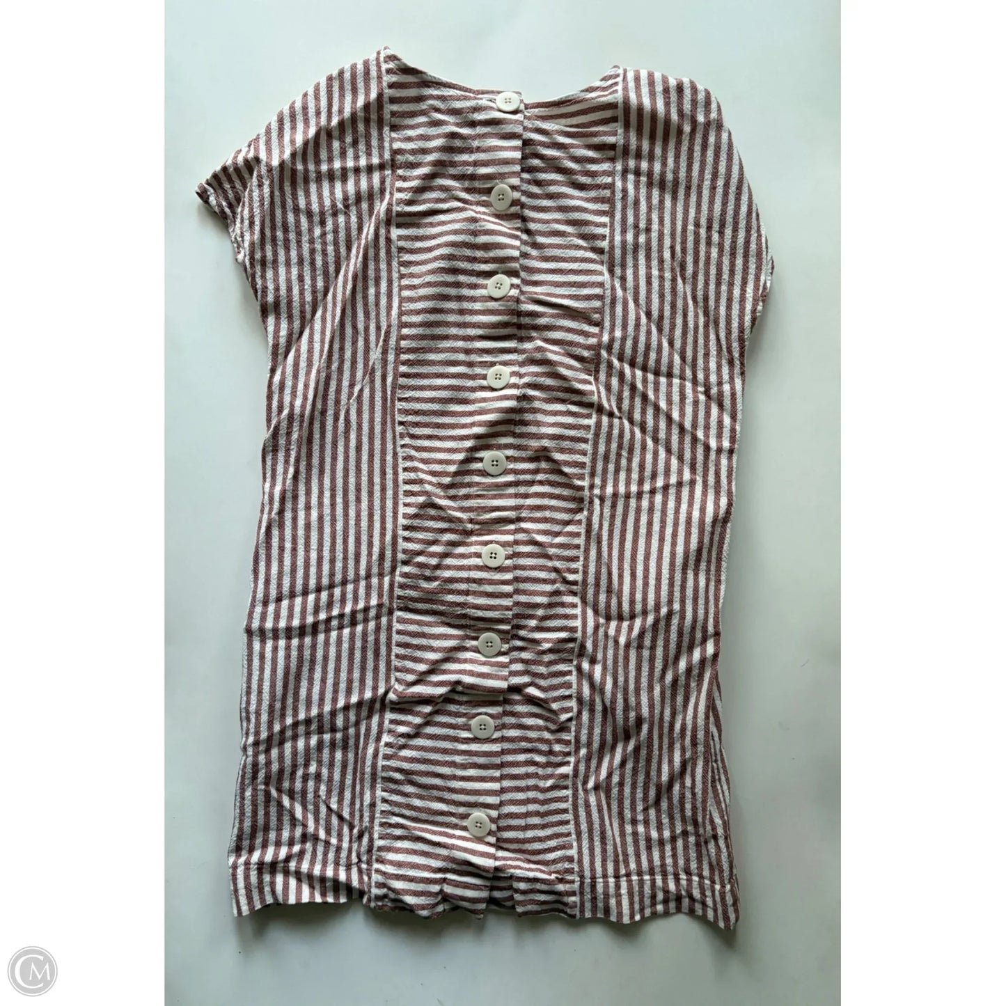Dress Casual Short By Madewell In Striped Pattern, Size: Xs
