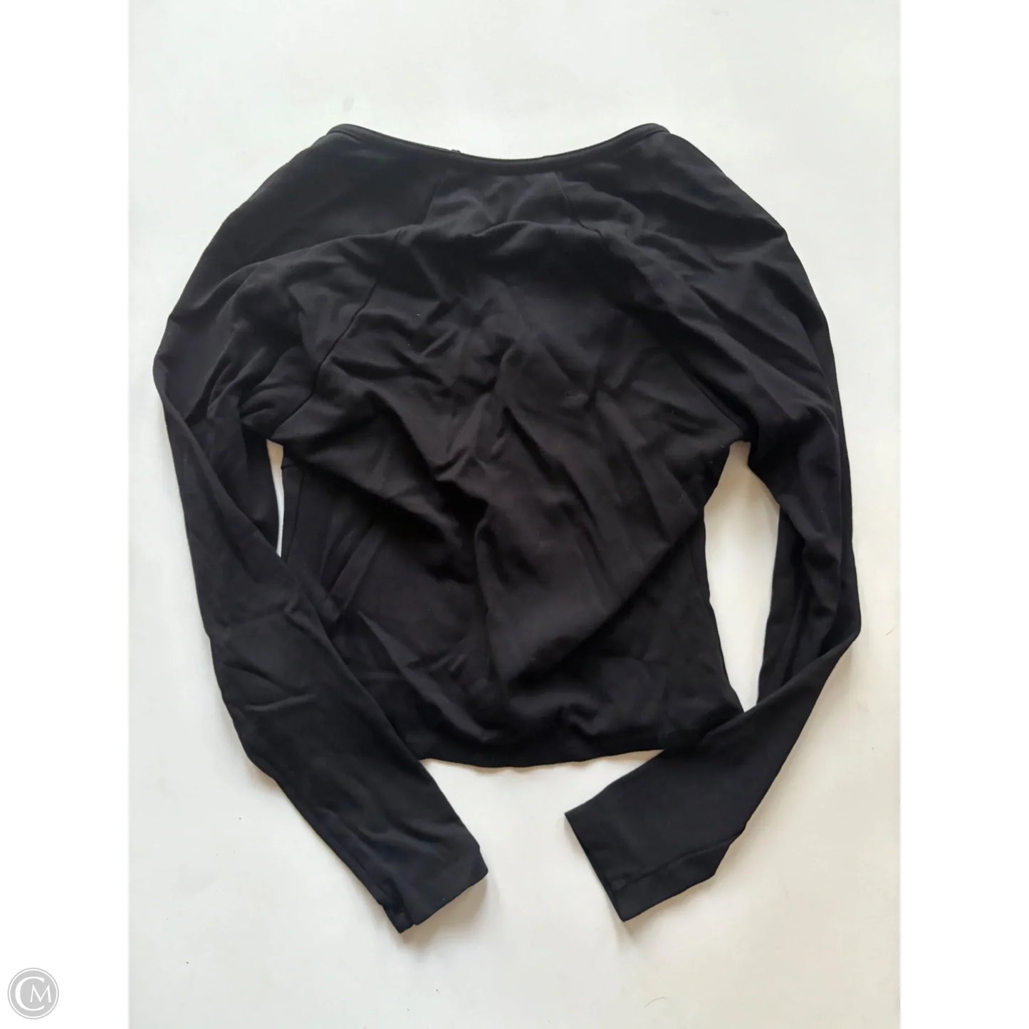 Top Long Sleeve By Maeve In Black, Size: S