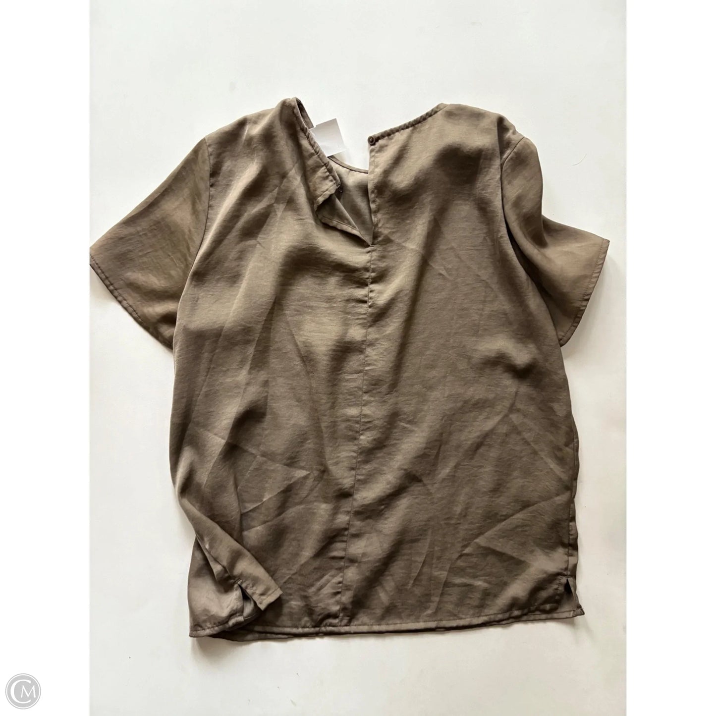 Blouse Sleeveless By Banana Republic In Brown, Size: Xs