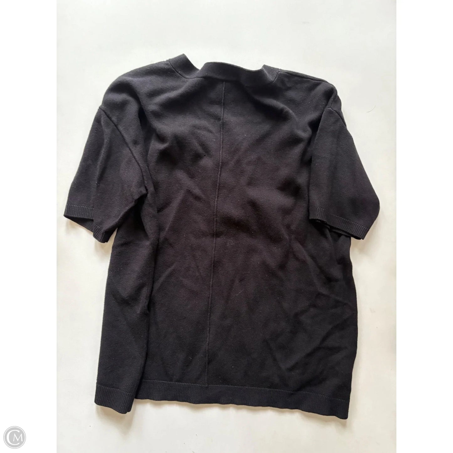 Sweater Short Sleeve By Ann Taylor In Black, Size: Xs