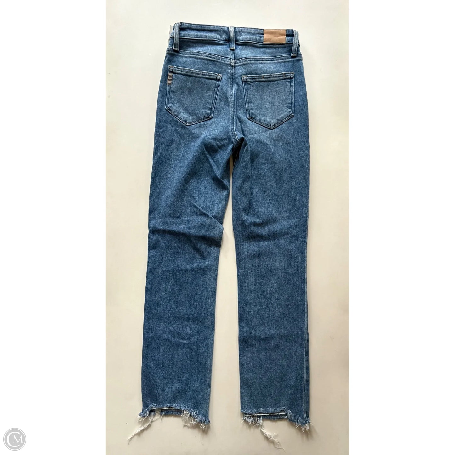 Jeans Straight By Paige In Blue, Size: 0