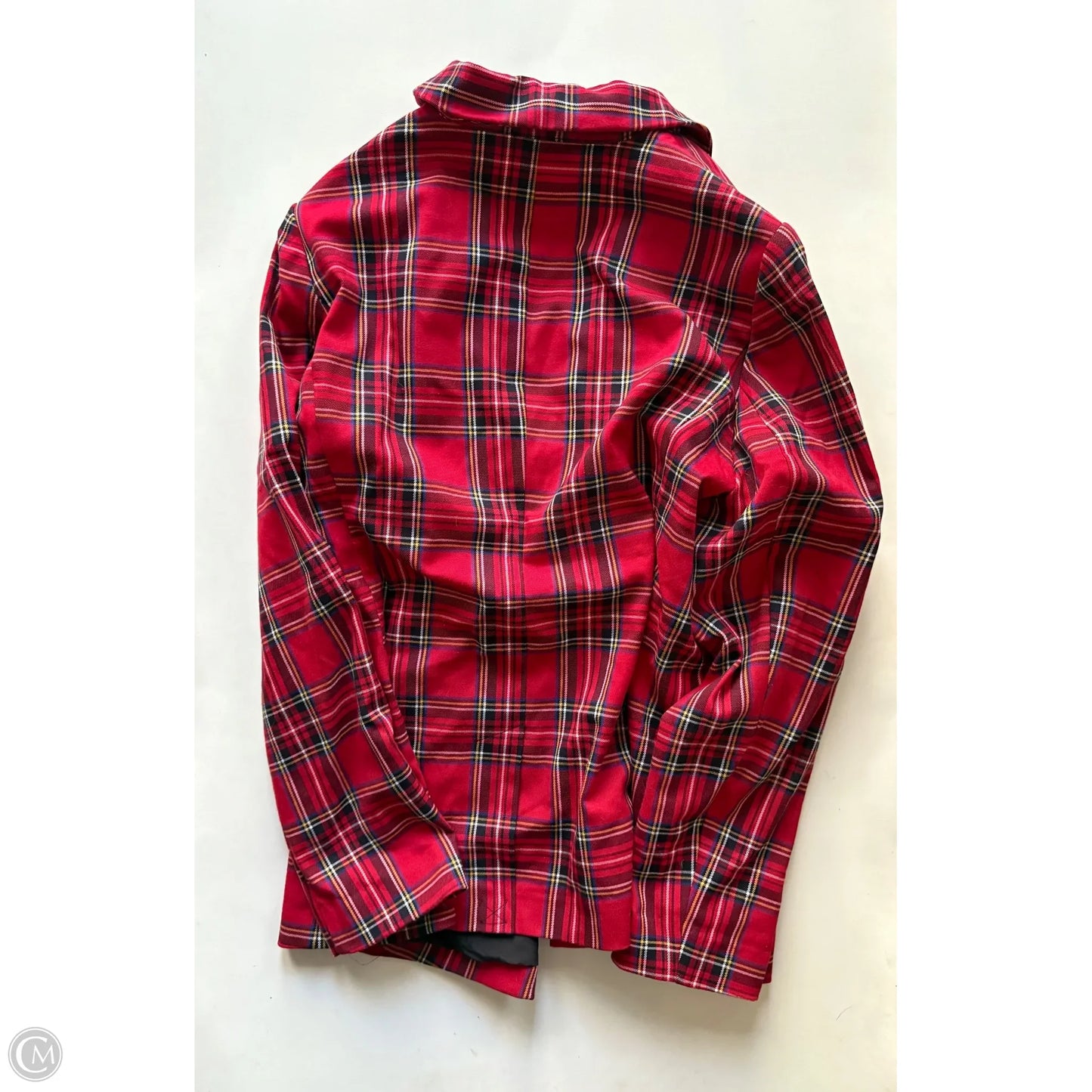 Blazer By Lane Bryant In Plaid Pattern, Size: 1x