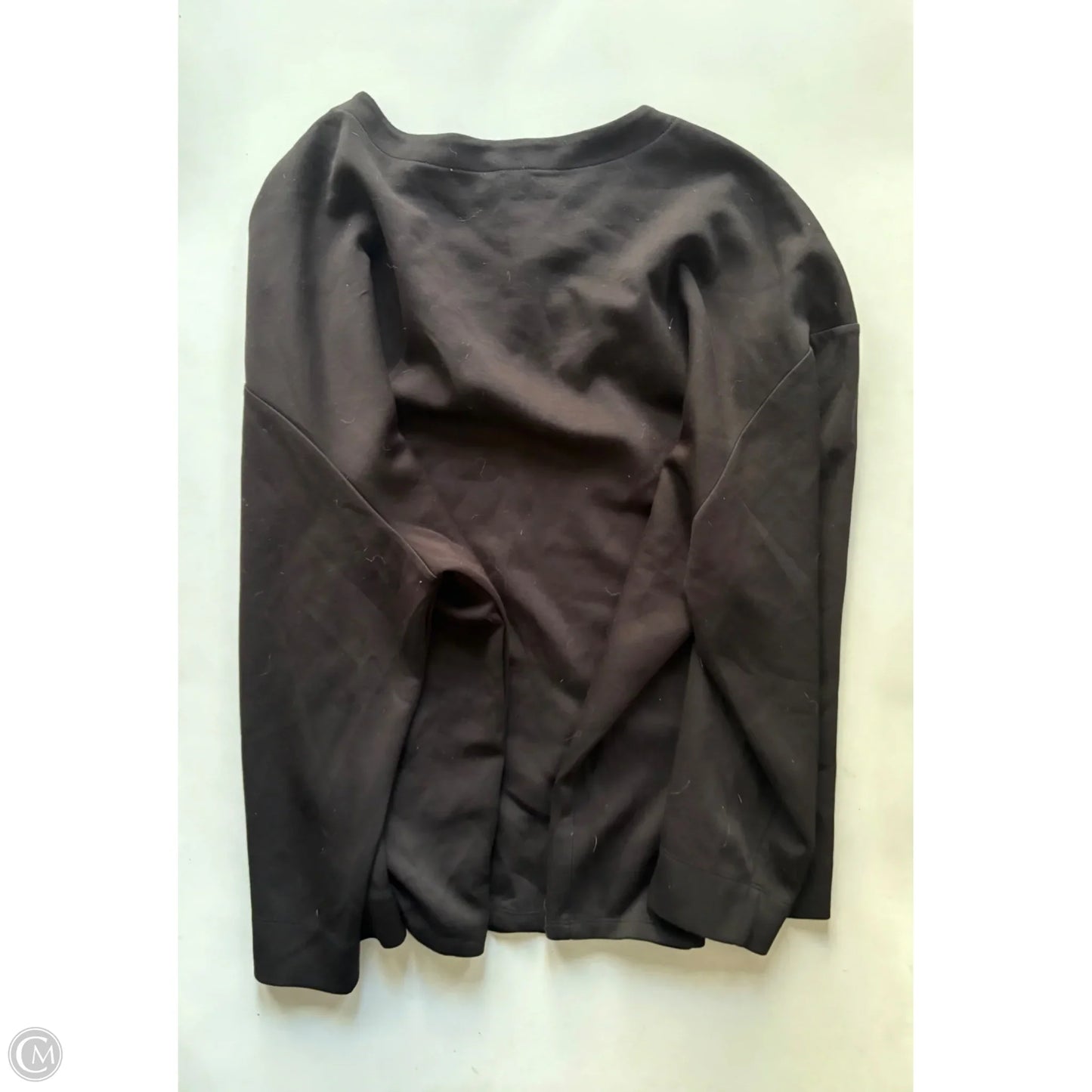 Top Long Sleeve By Banana Republic In Black, Size: 2x