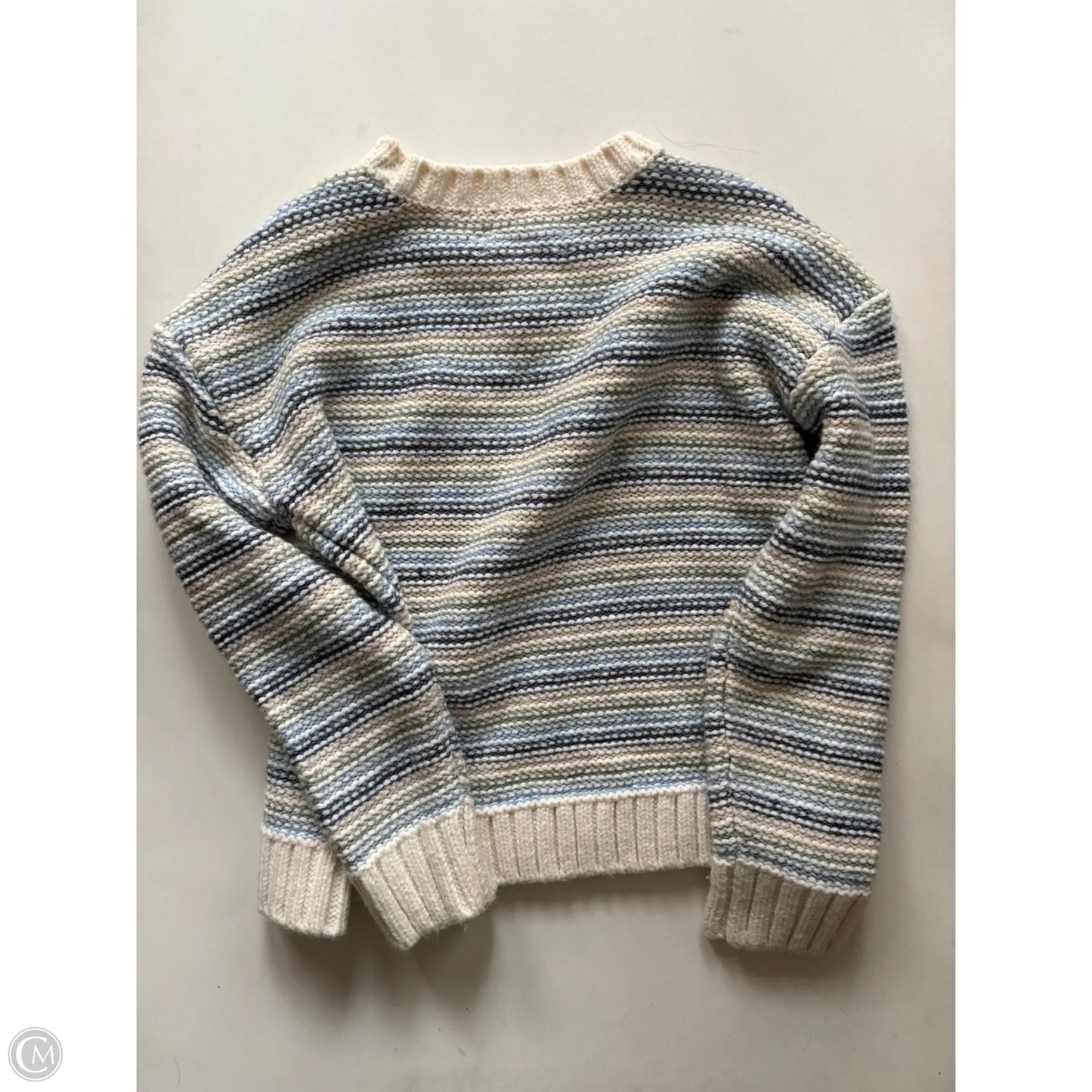 Sweater By Loft In Striped Pattern, Size: Xs