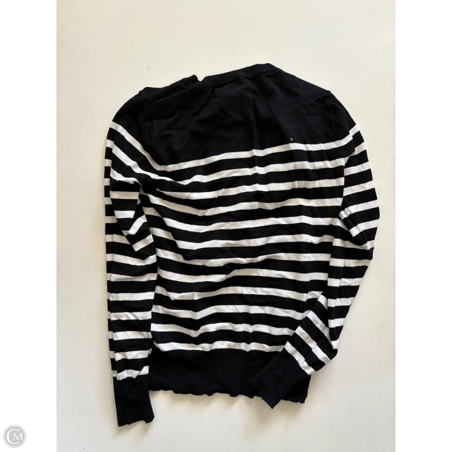 Sweater By Tahari In Striped Pattern, Size: Xs