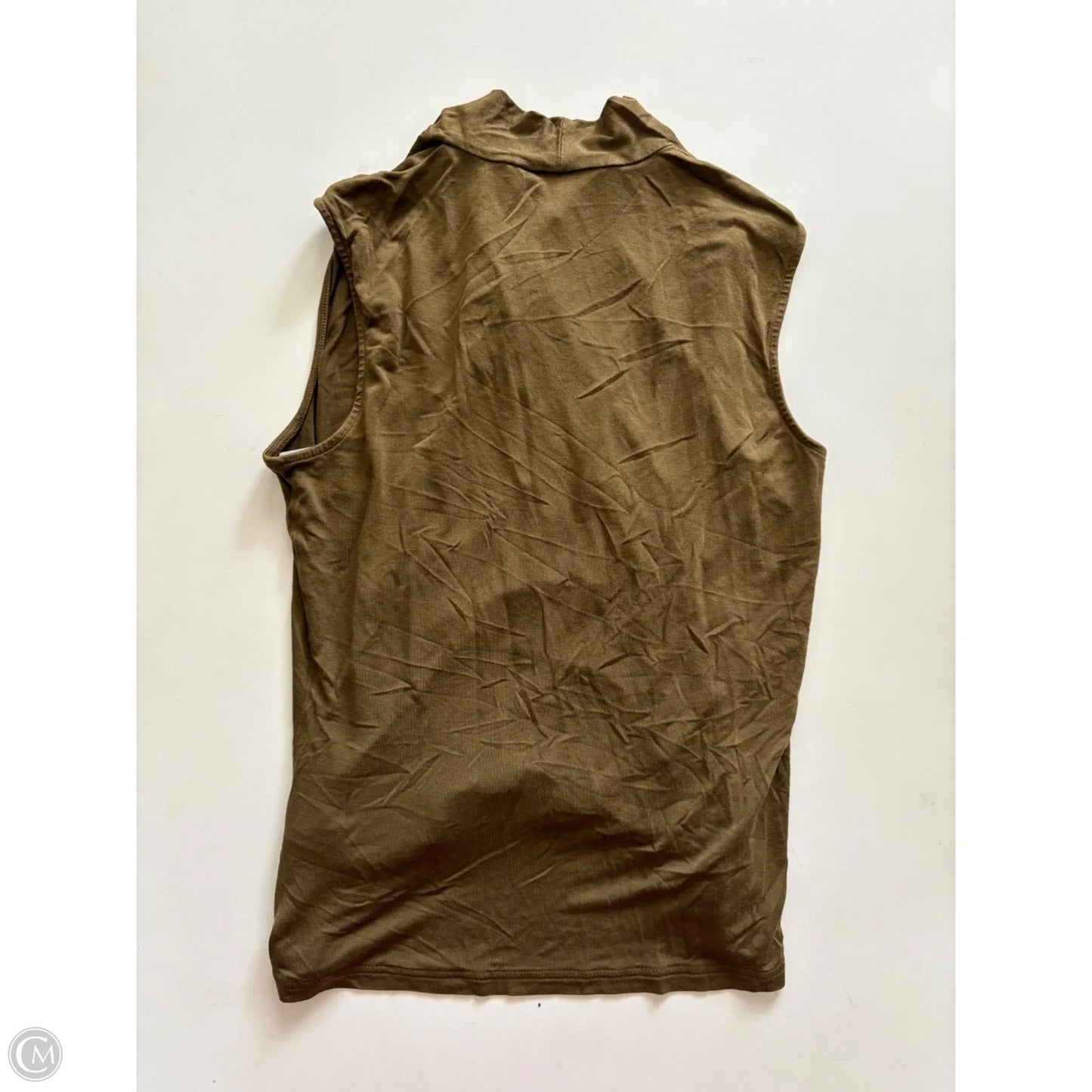 Blouse Sleeveless By Banana Republic In Green, Size: M