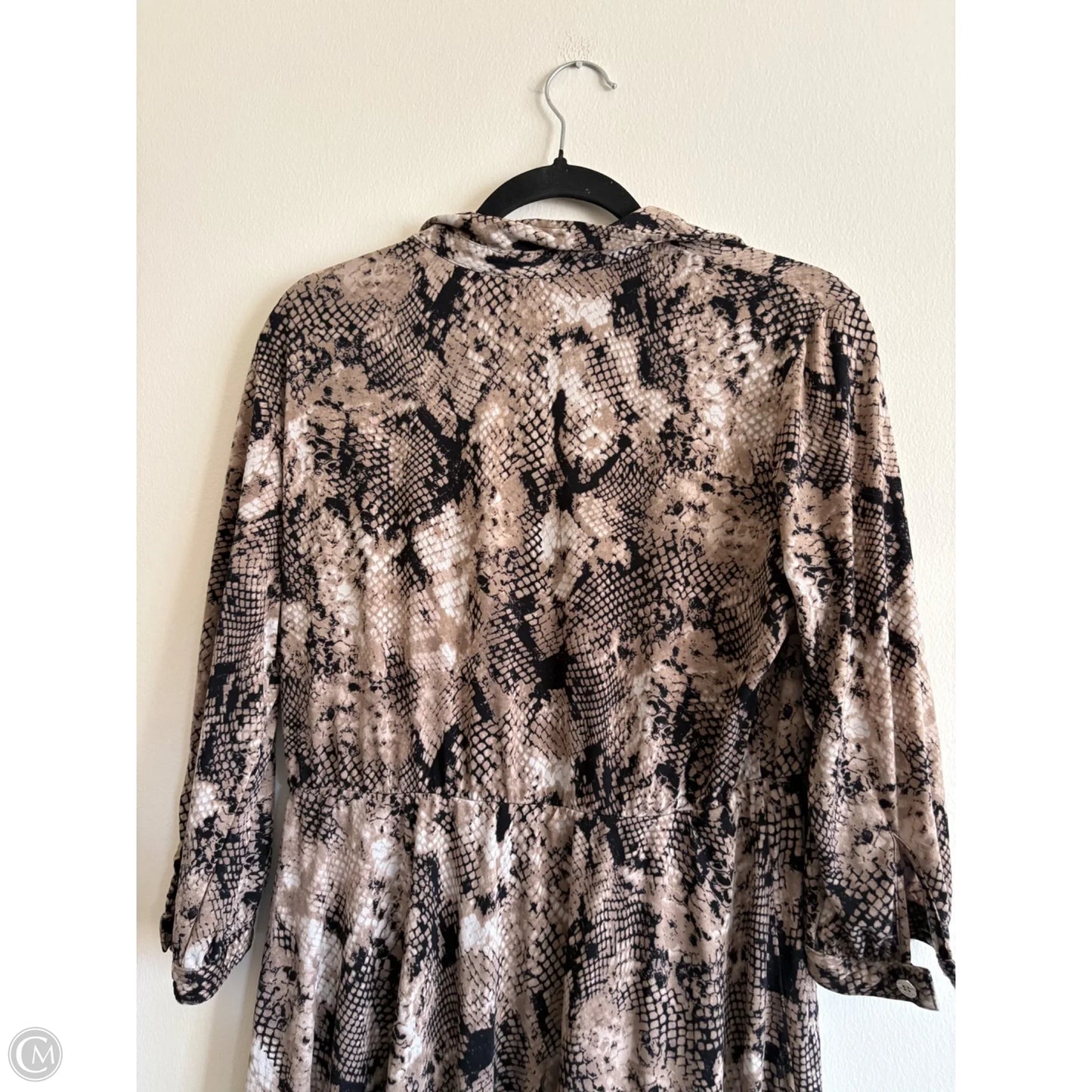 Dress Casual Midi By My Colletion In Animal Print, Size: L