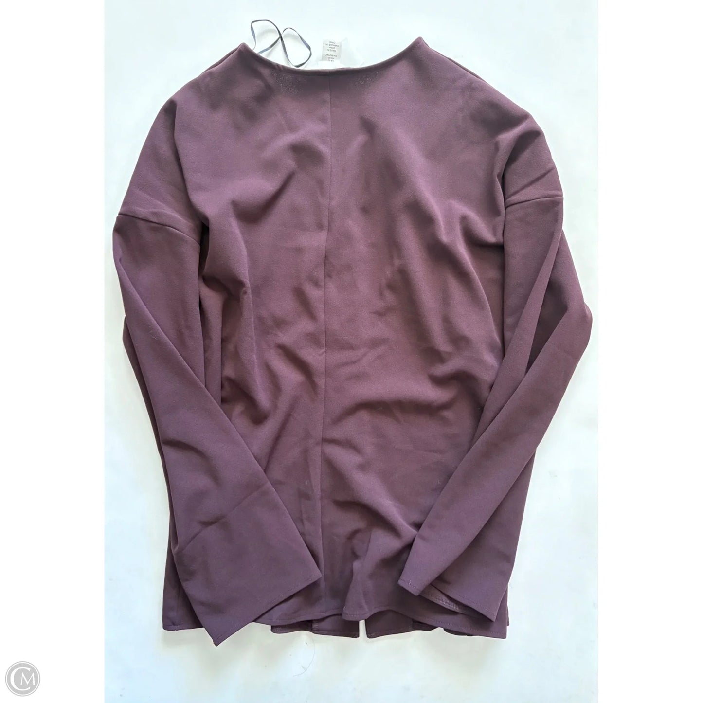 Top Long Sleeve By H&m In Maroon, Size: Xl