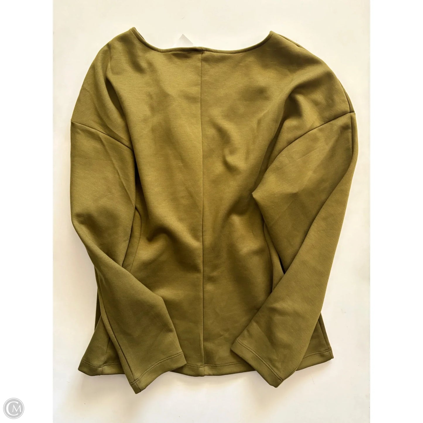 Top Long Sleeve By H&m In Green, Size: L