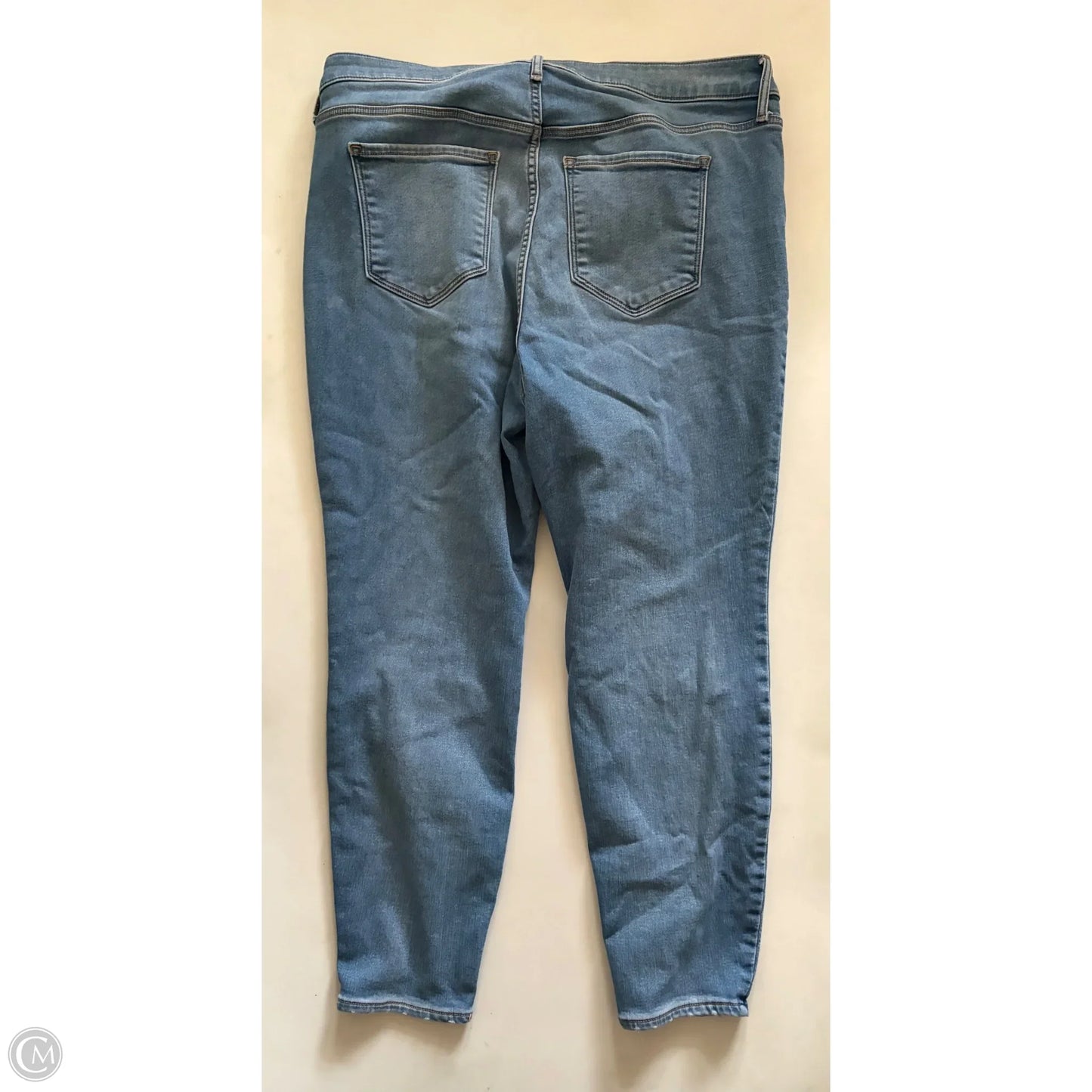 Jeans Skinny By Old Navy In Blue, Size: 20