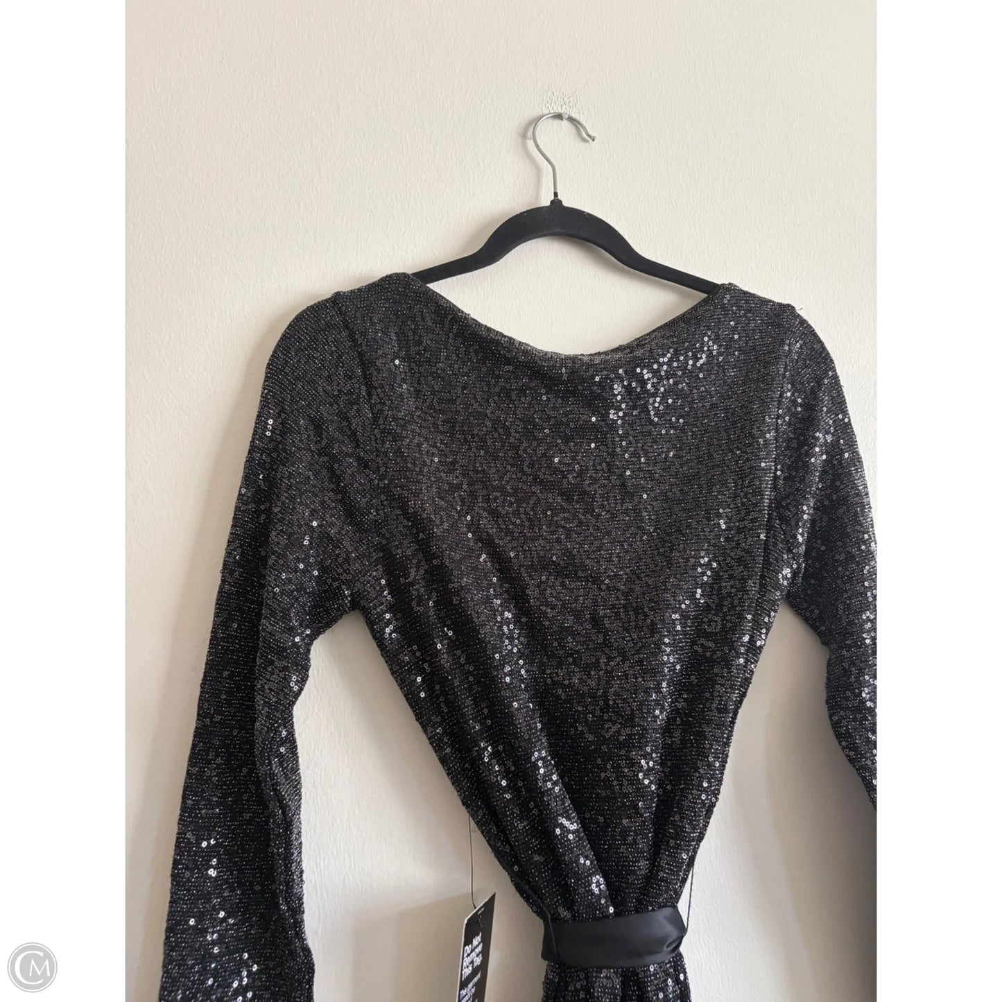 Dress Party Midi By Express In Black, Size: S