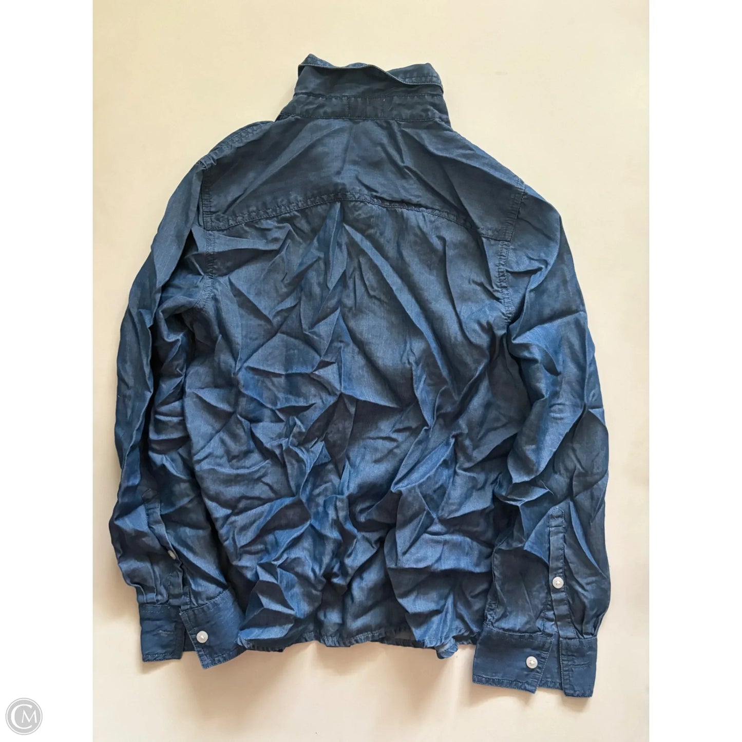 Top Long Sleeve By Crown And Ivy In Blue, Size: Mp