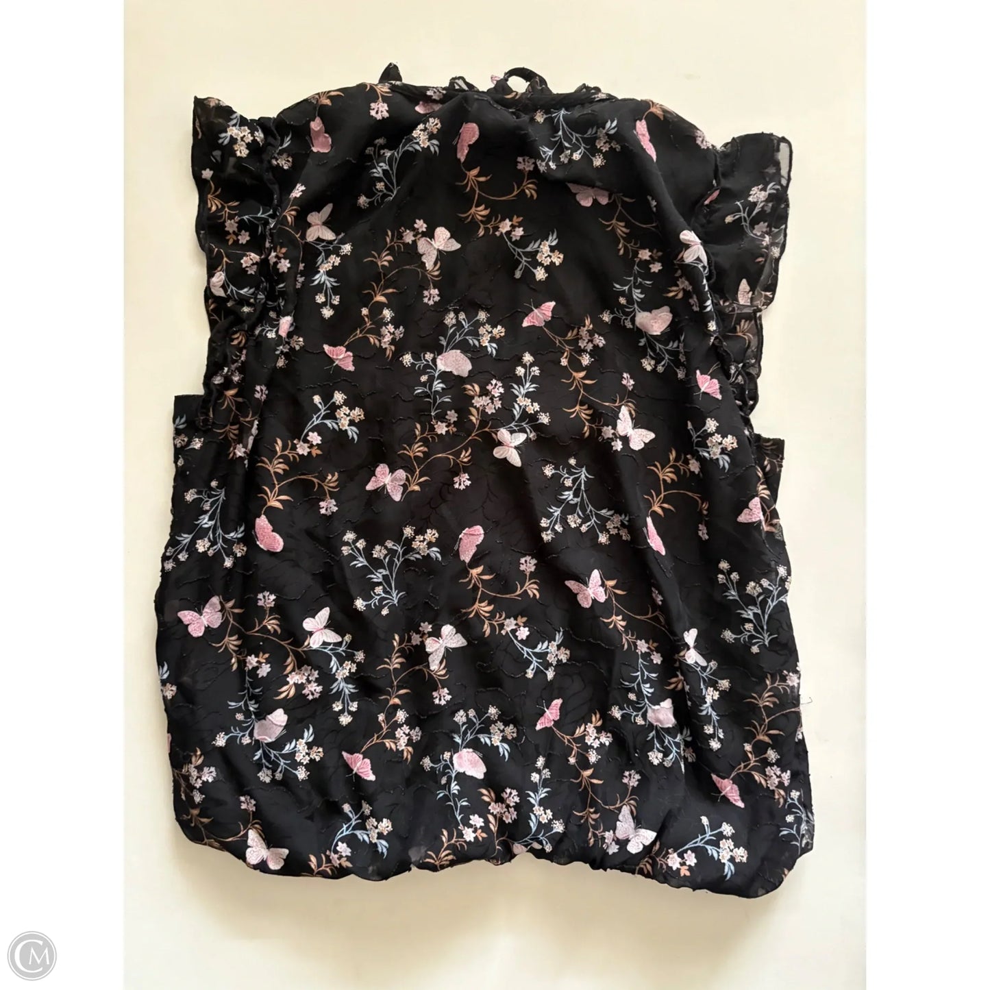 Blouse Sleeveless By Blousology In Black, Size: L
