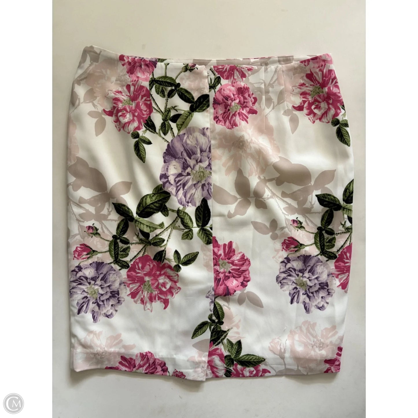 Skirt Midi By Ann Taylor In Floral Print, Size: 14