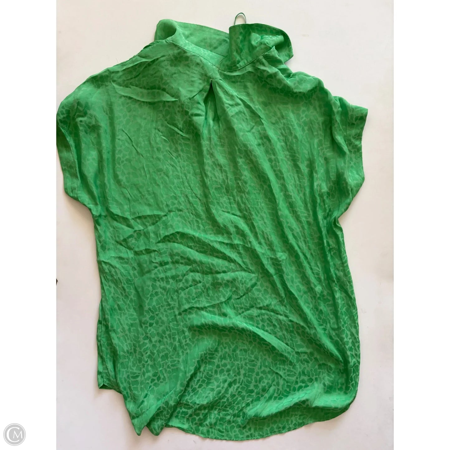 Blouse Short Sleeve By Rachel Roy In Green, Size: S