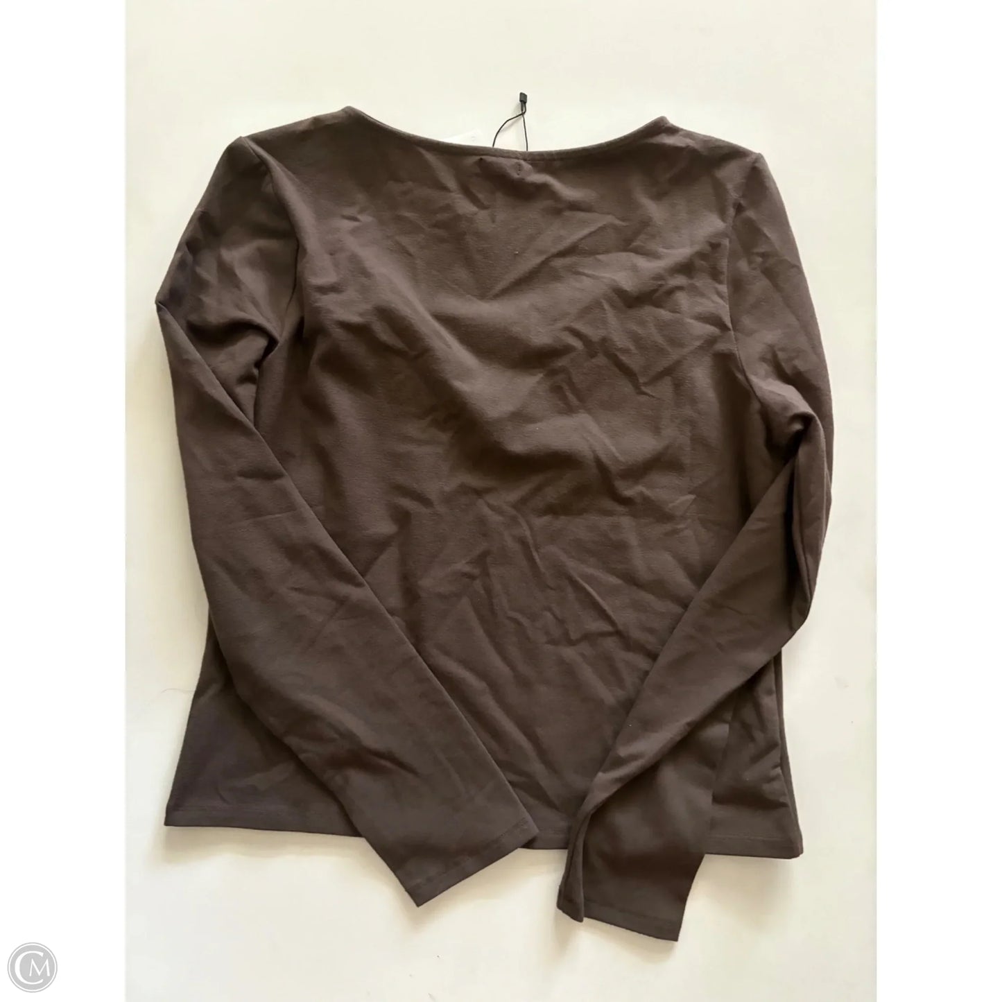 Top Long Sleeve By Express In Brown, Size: L