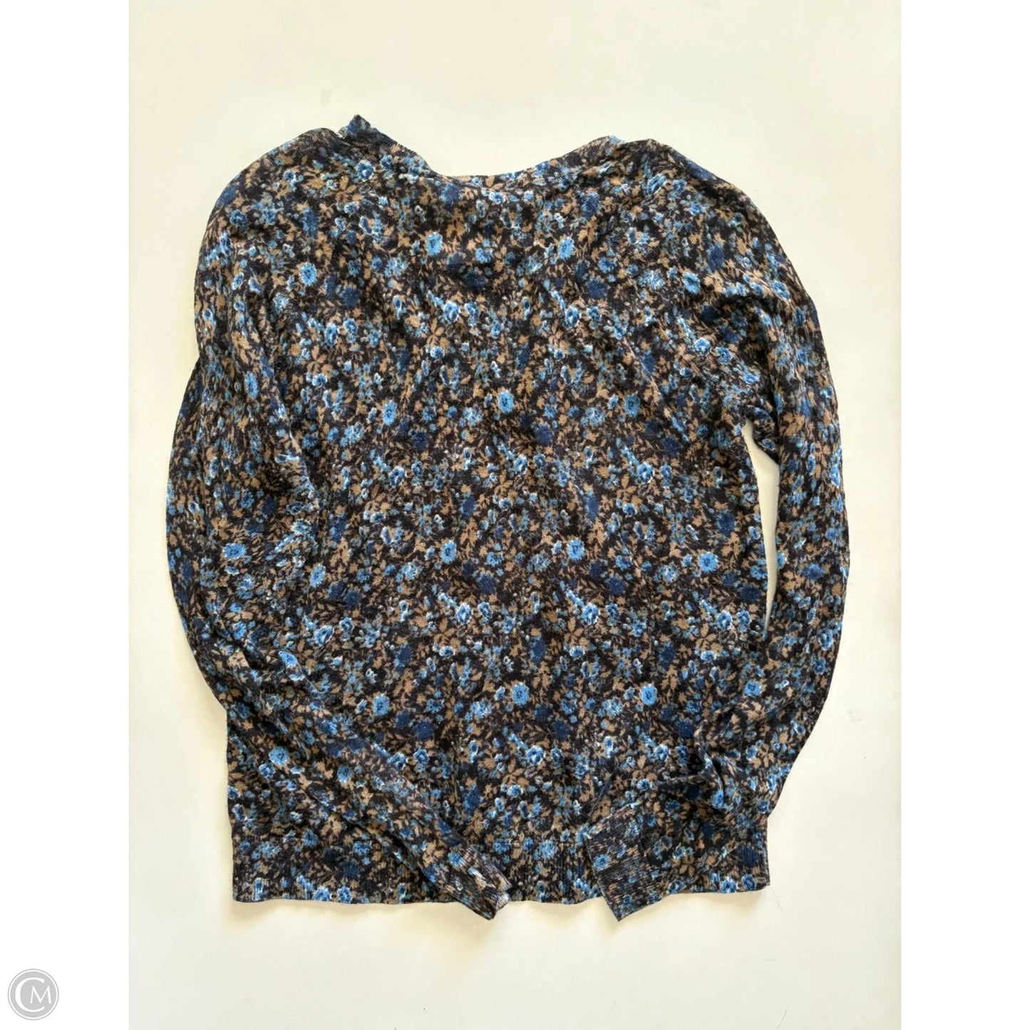 Sweater By Loft In Floral Print, Size: M