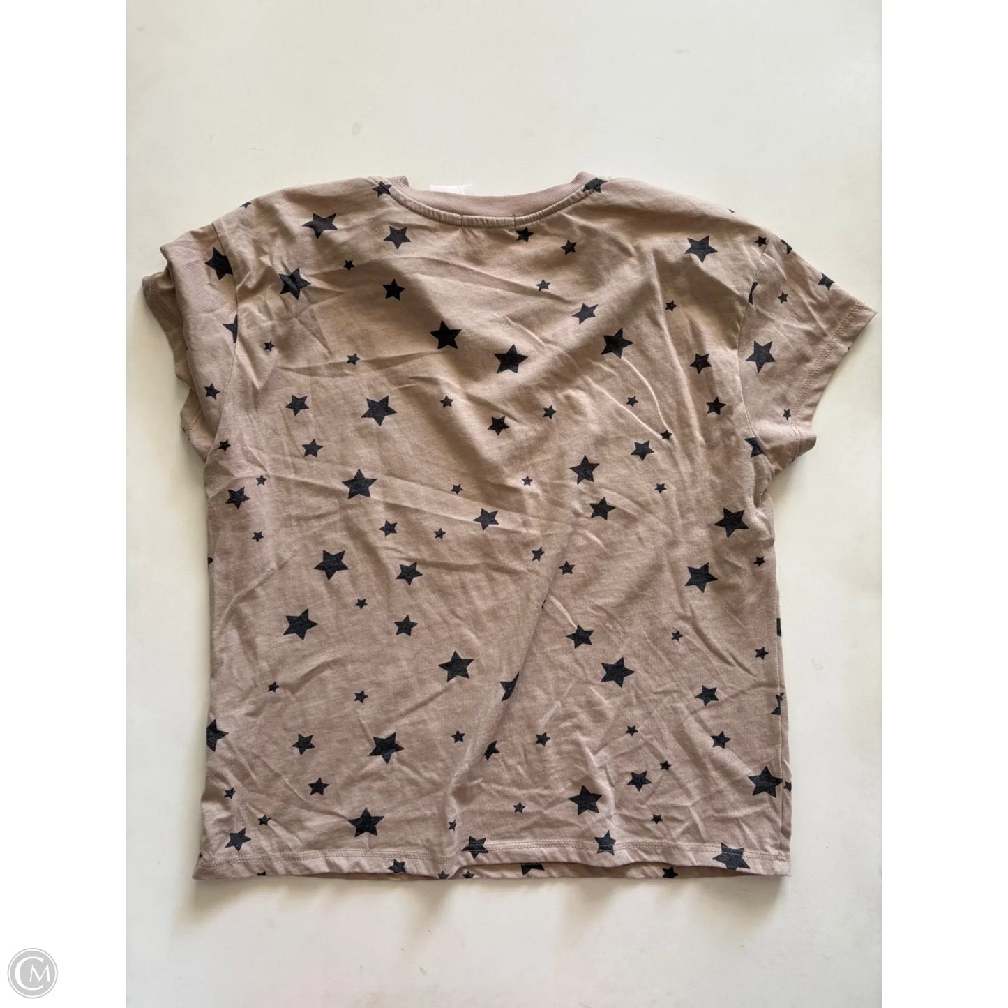 Top Short Sleeve By Z Supply In Brown, Size: L