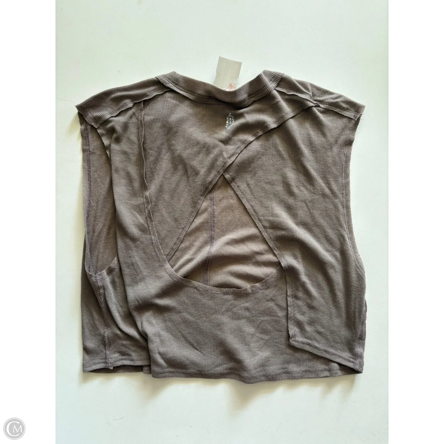 Athletic Top Short Sleeve By We The Free In Brown, Size: M