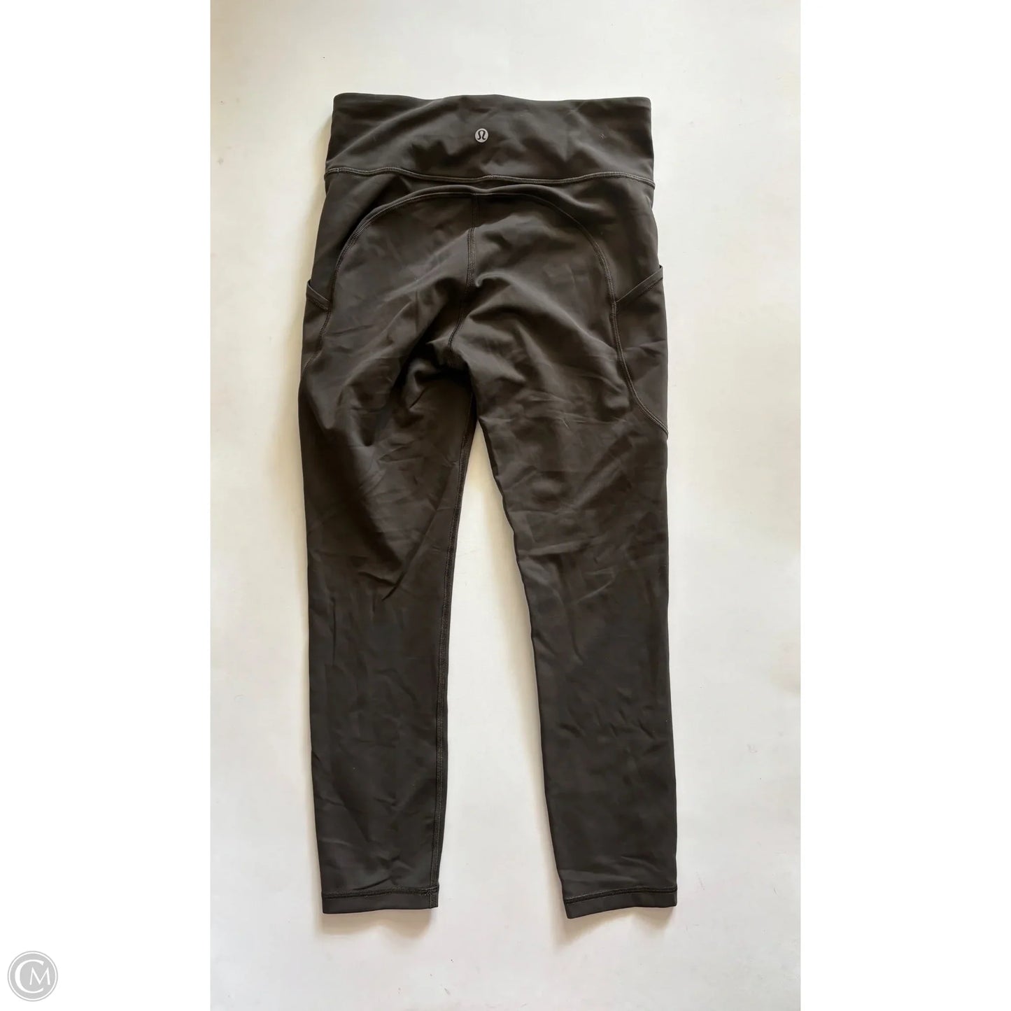 Athletic Leggings By Lululemon In Green, Size: M