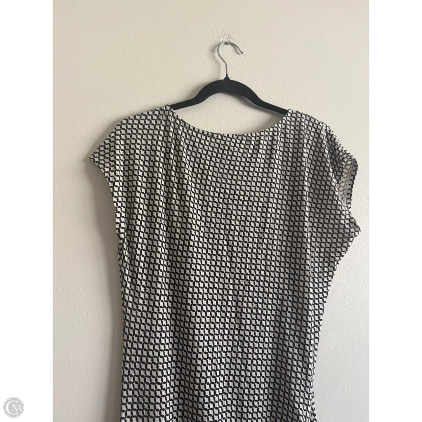 Dress Casual Maxi By Cabi In Black & Cream, Size: M