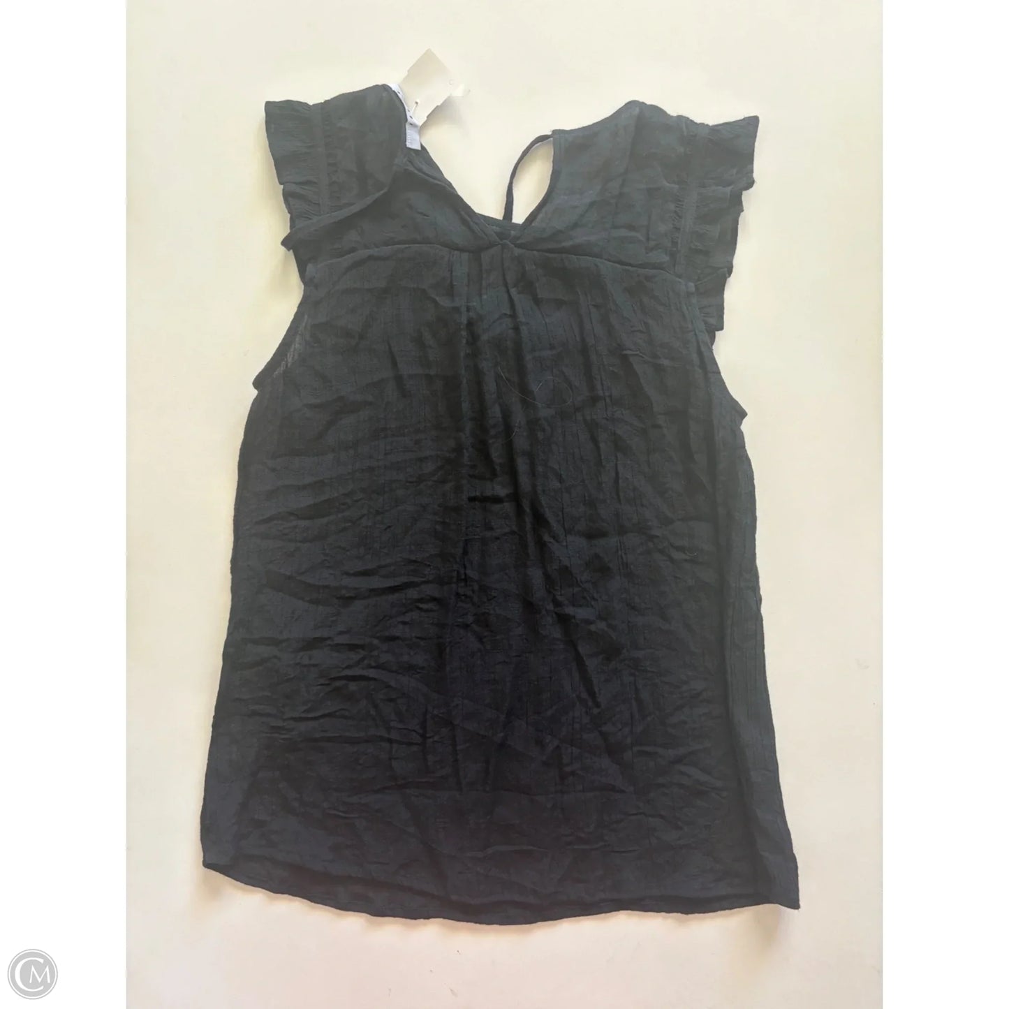 Top Sleeveless By Favlux In Black, Size: S