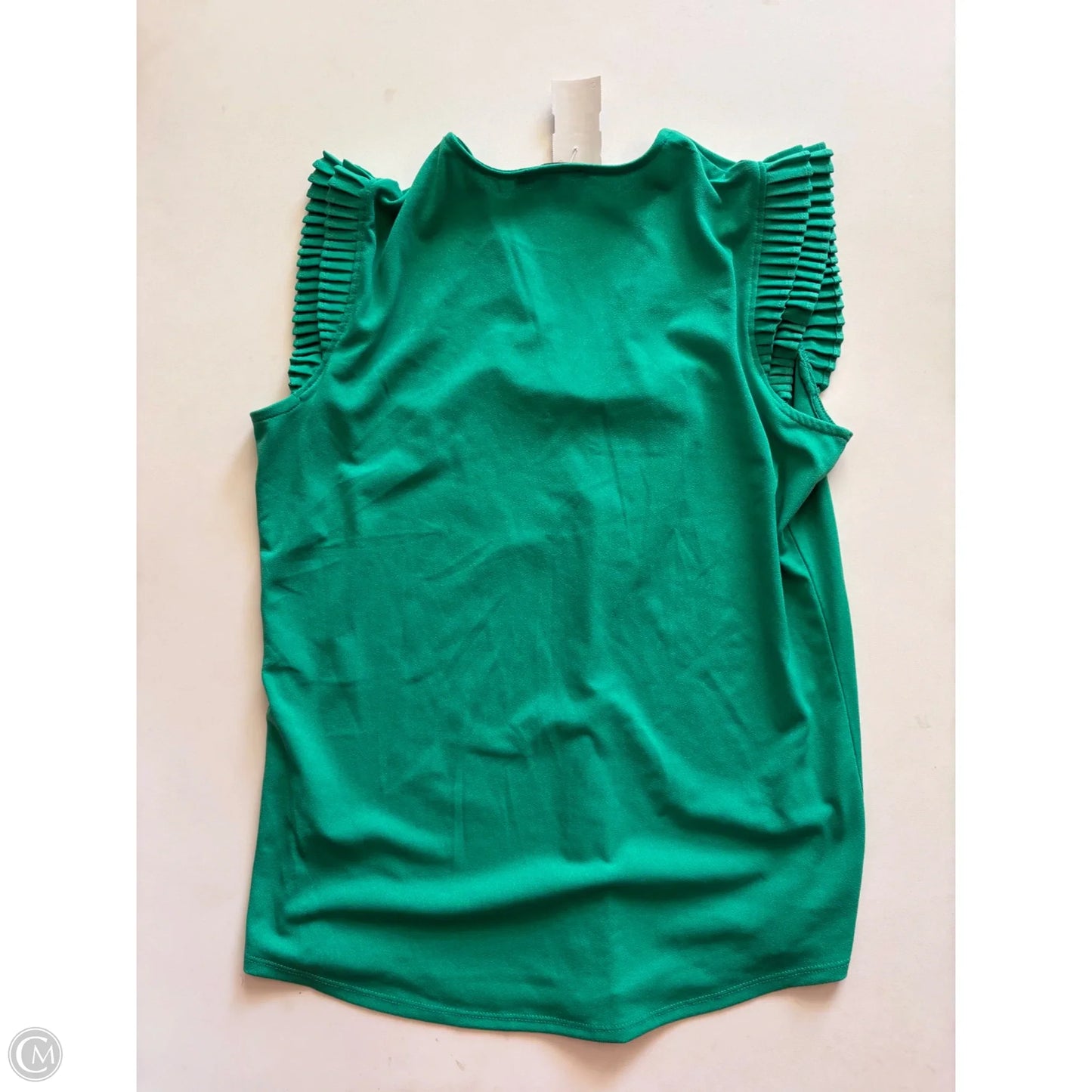 Top Short Sleeve By Adrianna Papell In Green, Size: Xs