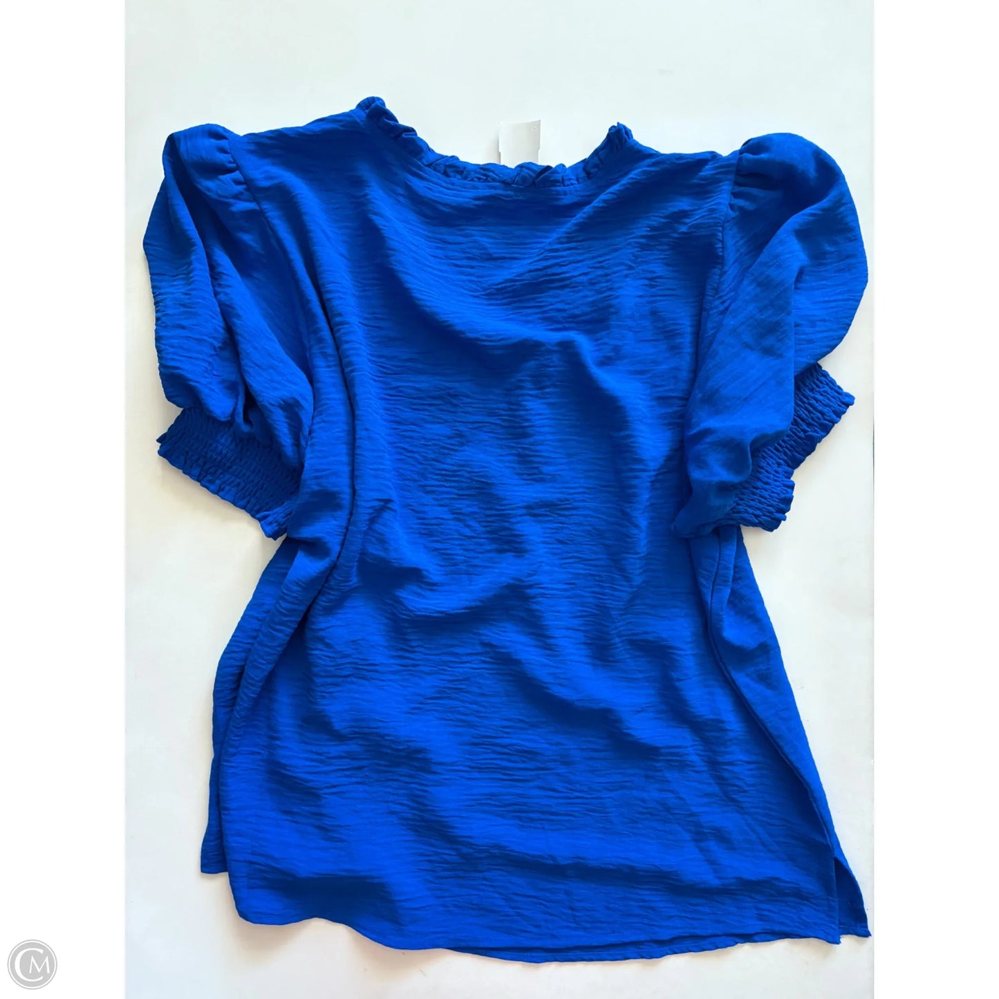 Top Short Sleeve By Jodifl In Blue, Size: 1x