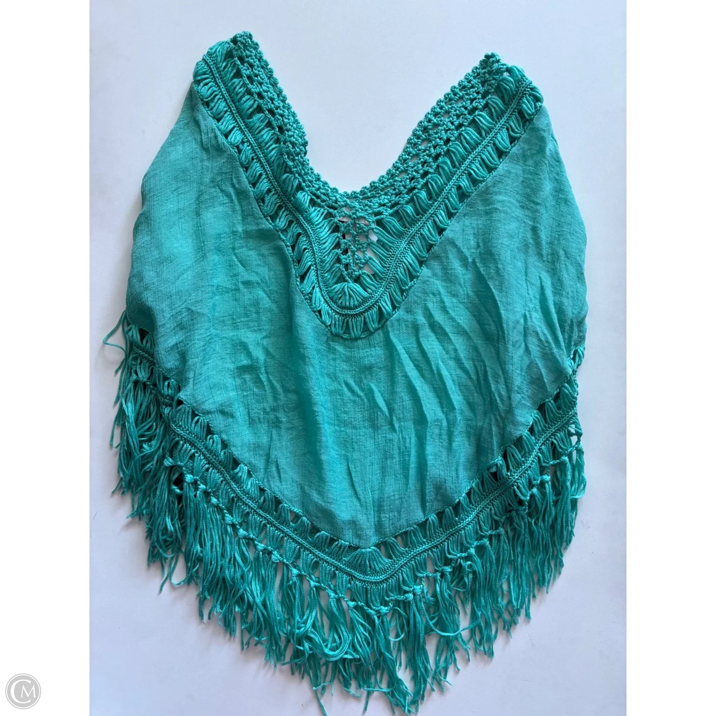 Poncho By Grace & Lace In Green, Size: 0