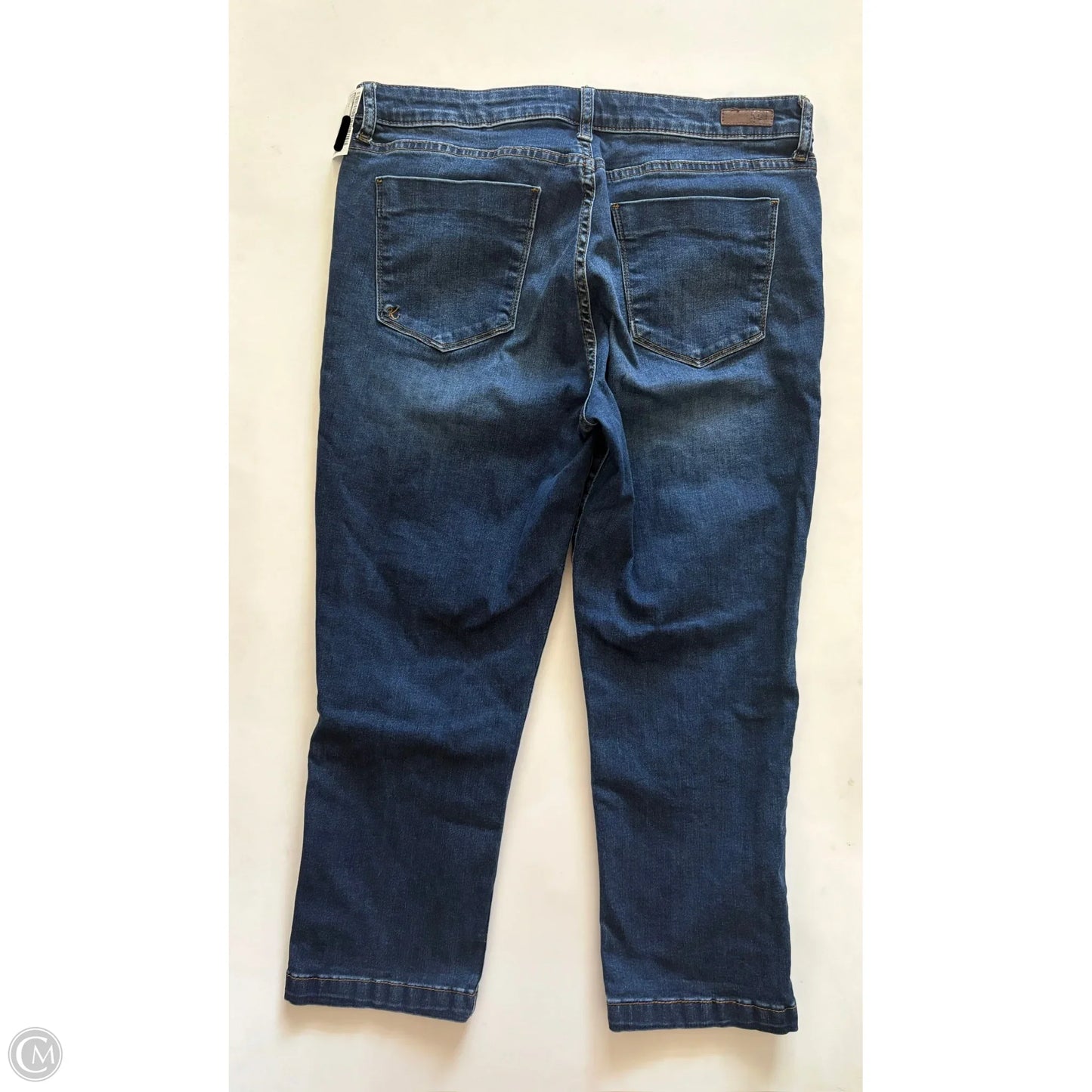 Jeans Straight By Kut In Blue, Size: 14