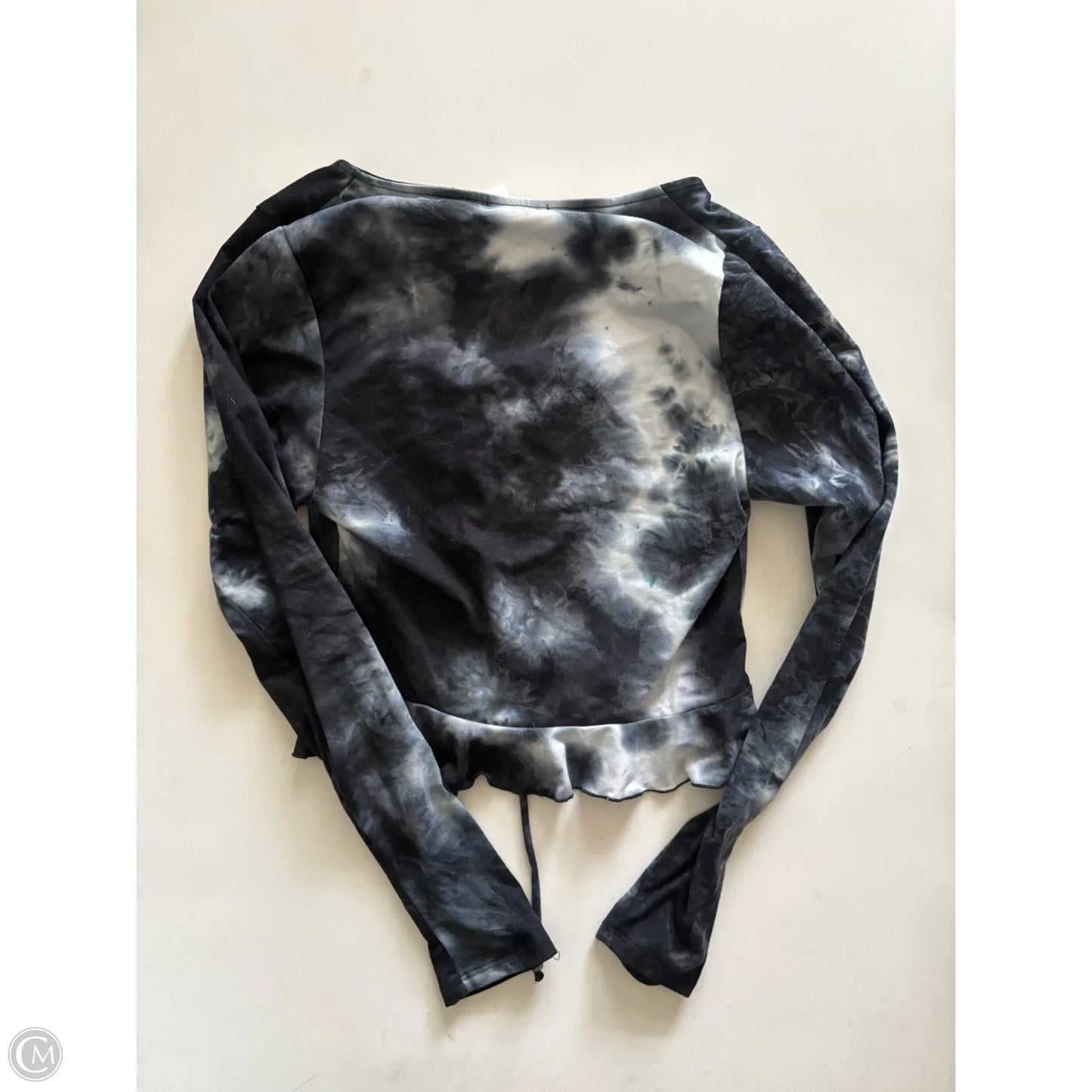Top Long Sleeve By Earthbound In Black, Size: S