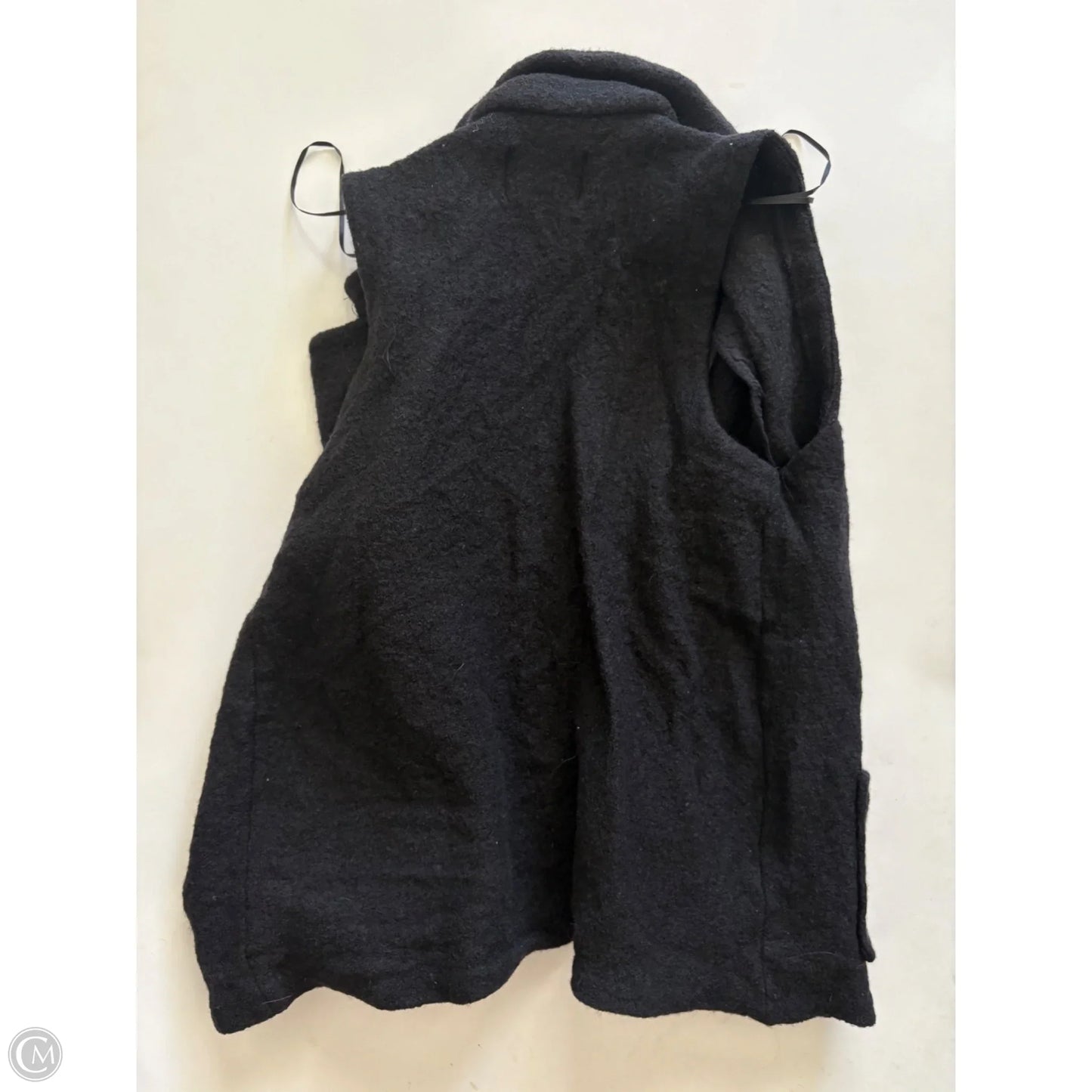 Vest Faux Fur & Sherpa By Tahari In Black, Size: M