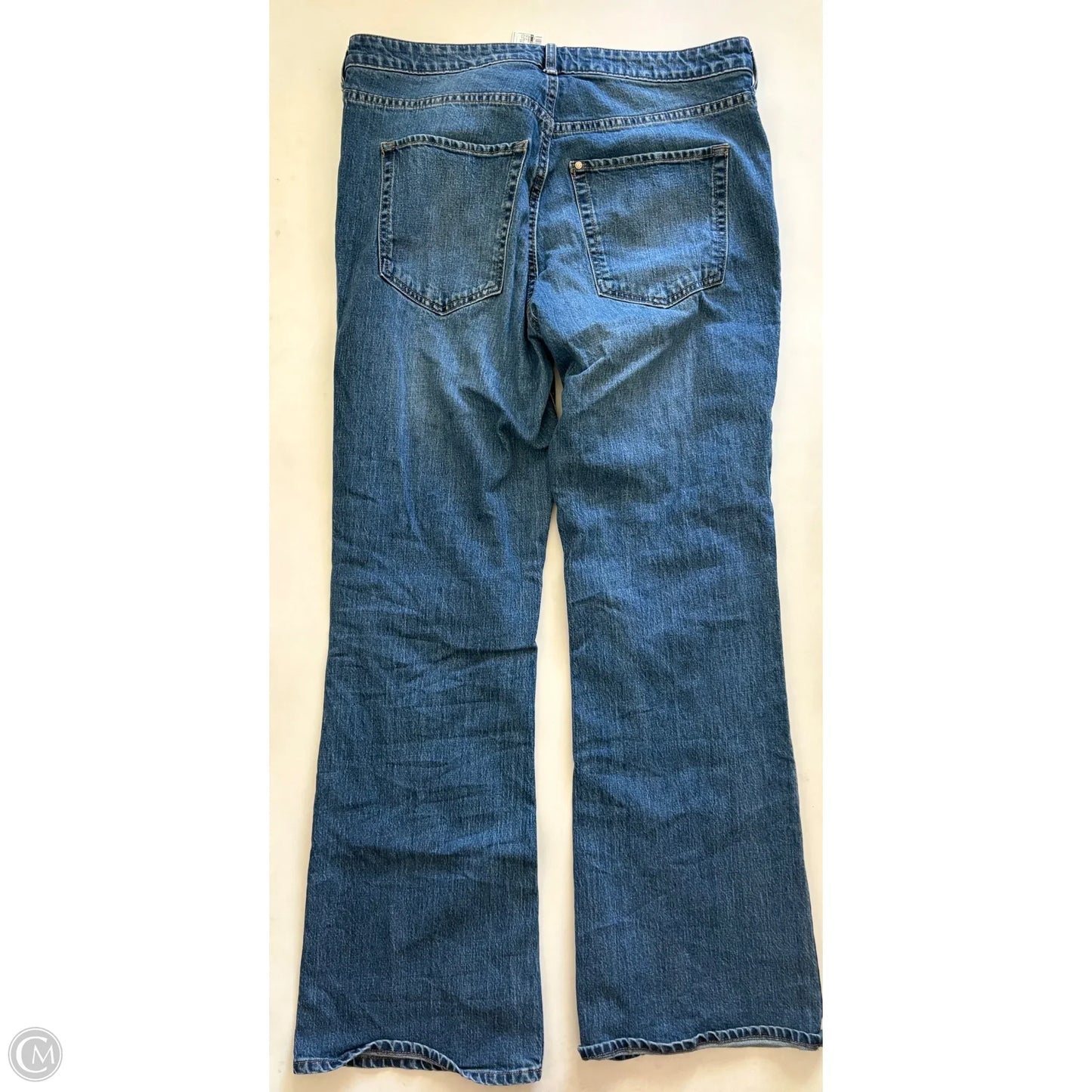 Jeans Boot Cut By & Denim In Blue, Size: 14