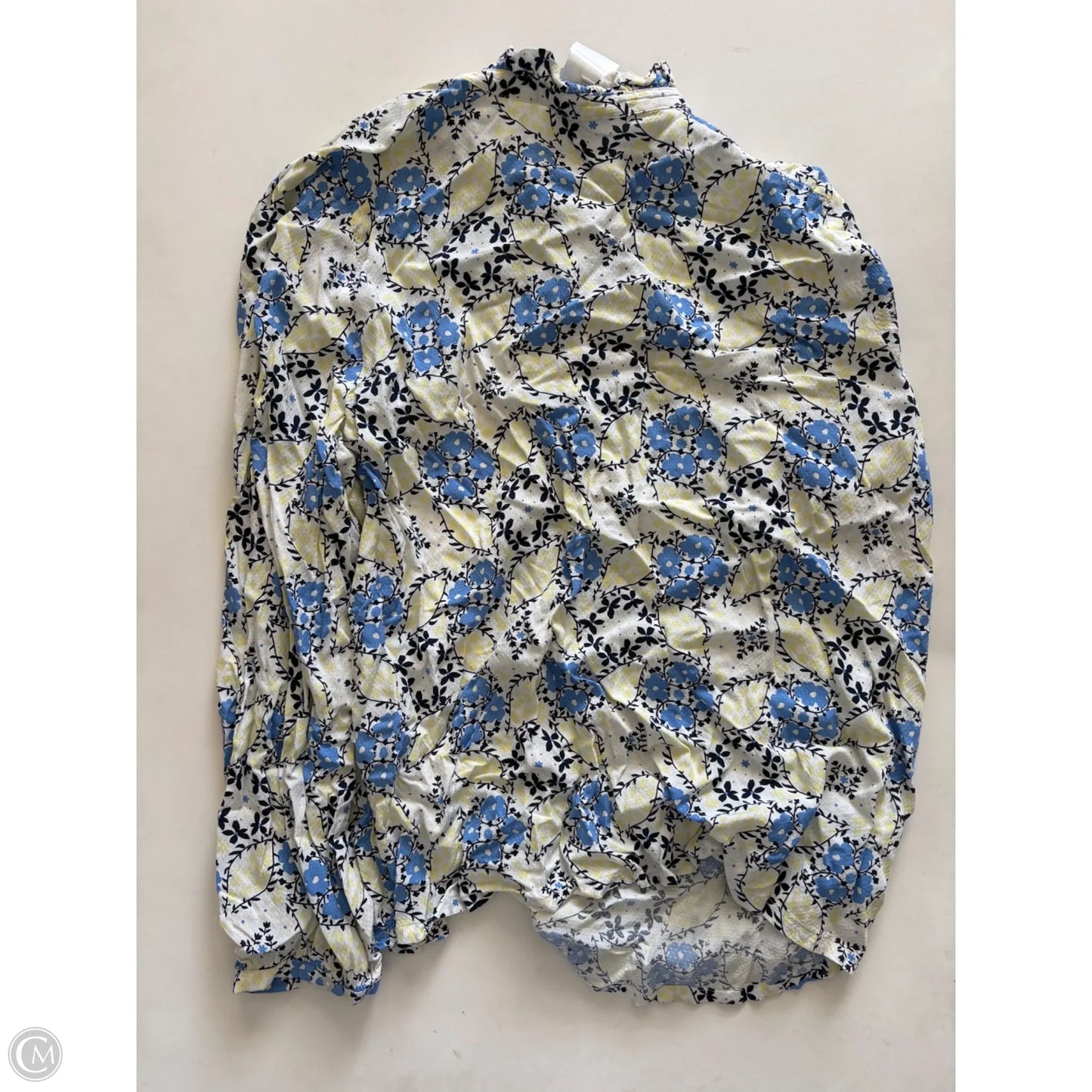 Top Long Sleeve By Loft In Floral Print, Size: Xl