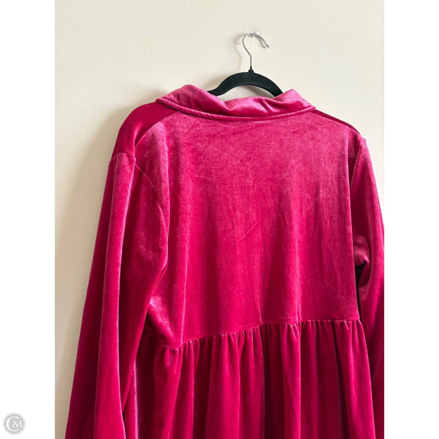 Dress Casual Midi By Pink Lily In Pink, Size: L