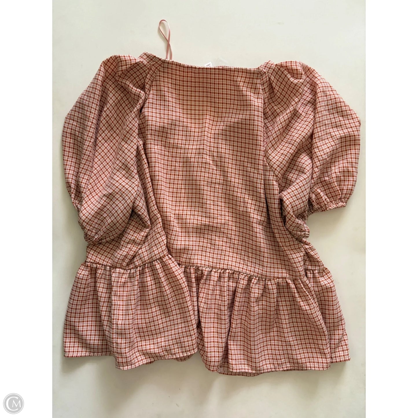Top Short Sleeve By Lc Lauren Conrad In Orange, Size: 0x