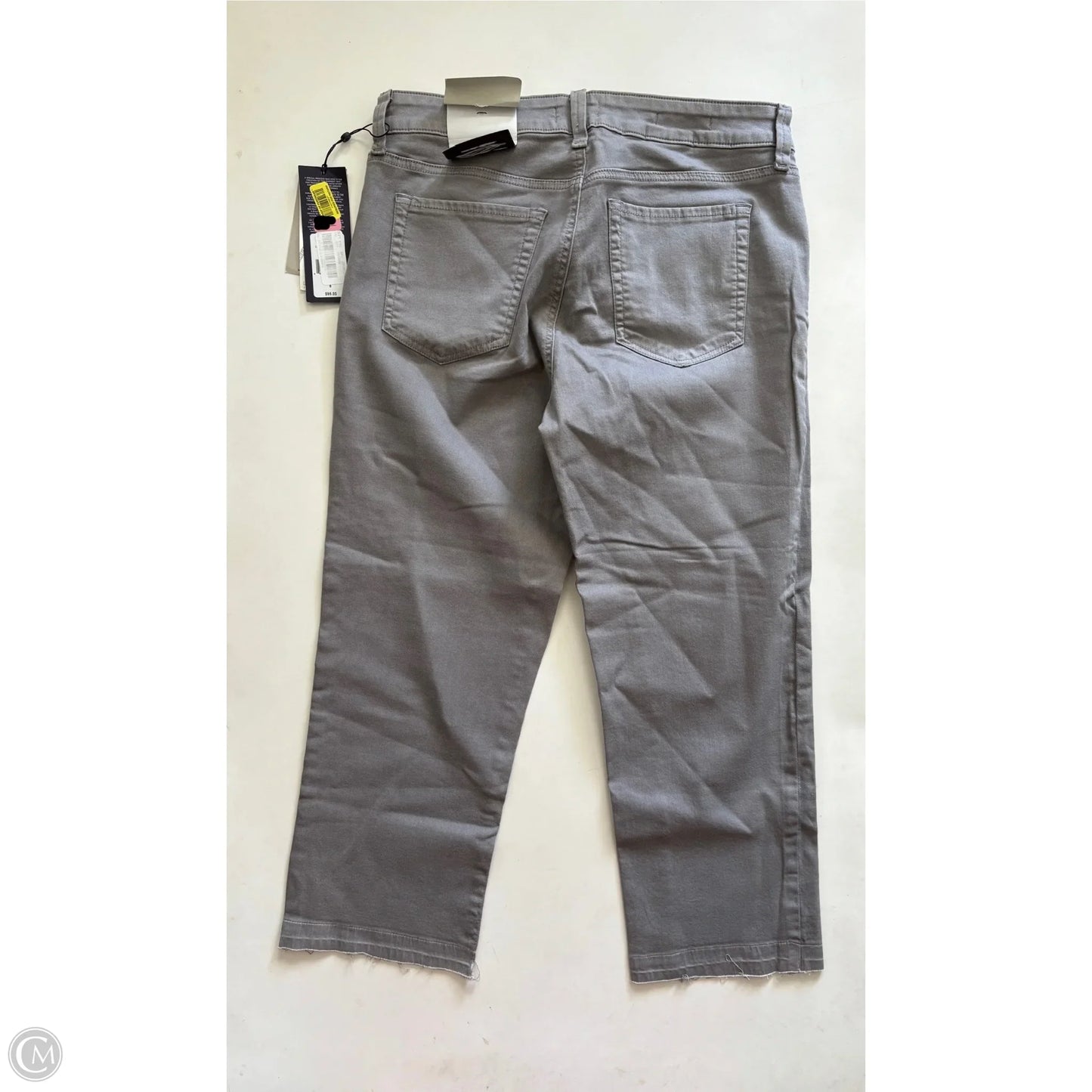 Jeans Cropped By Not Your Daughters Jeans In Grey, Size: 8