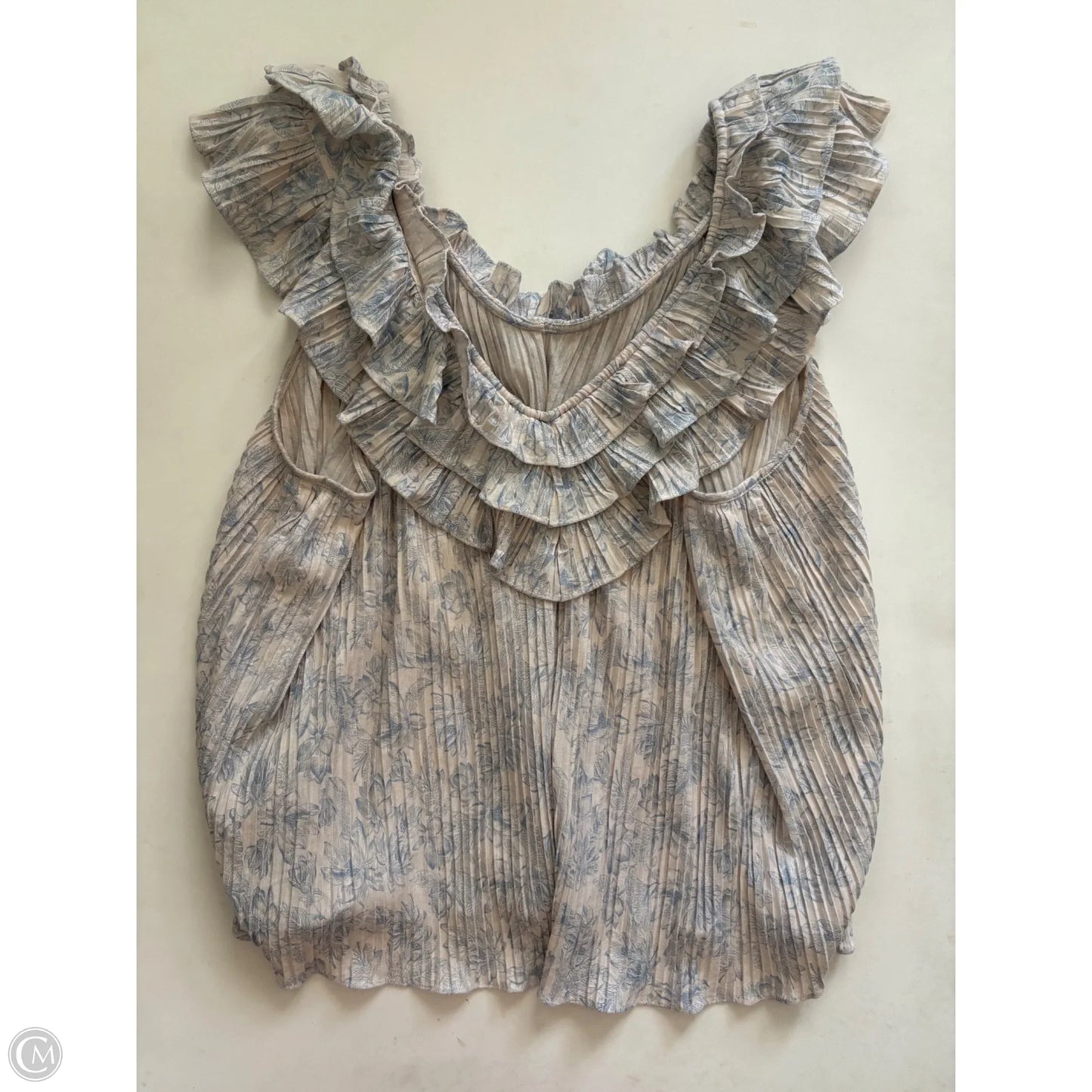 Top Sleeveless By Express In Blue, Size: Xl