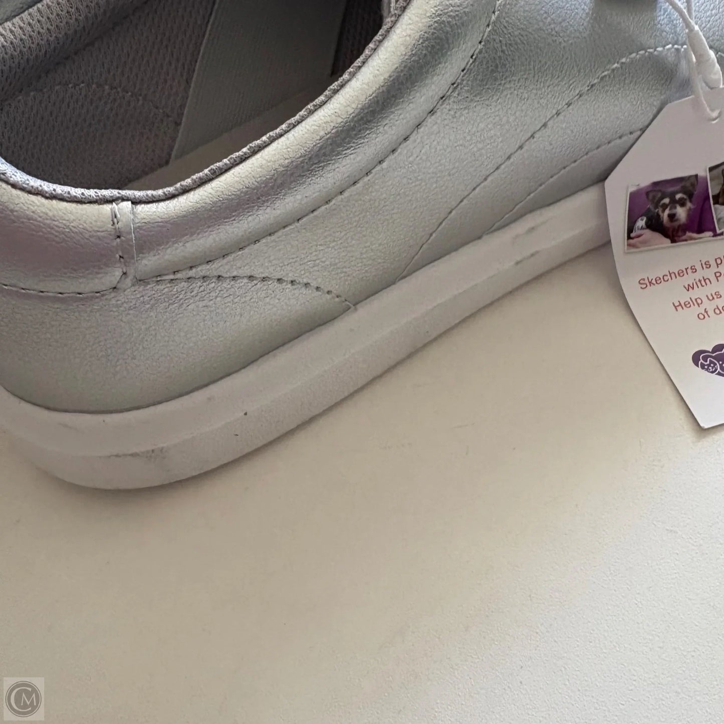 Shoes Athletic By Bobs In Silver, Size: 9
