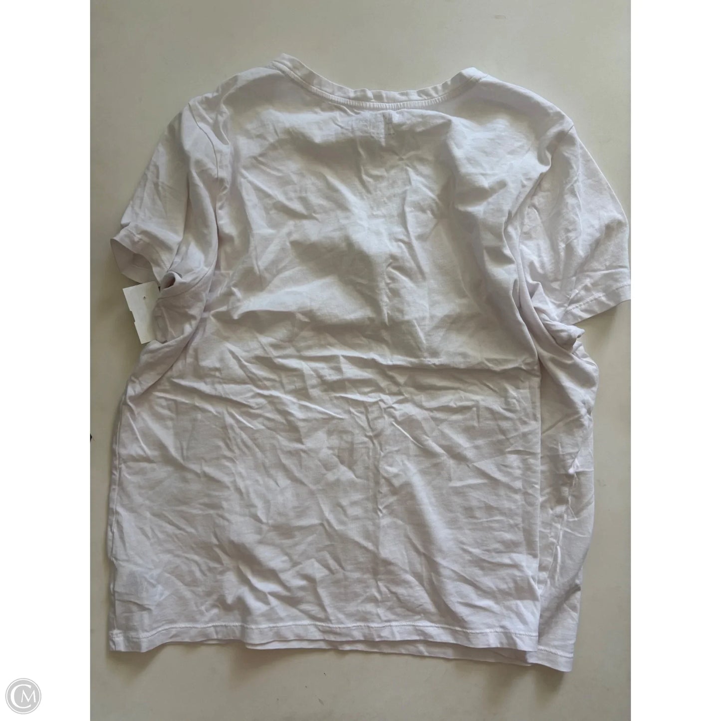 Top Short Sleeve By Time And Tru In White, Size: 2x