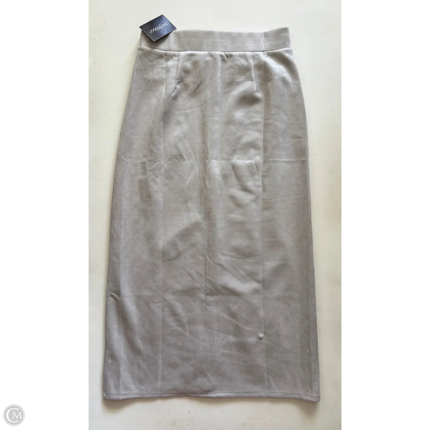 Skirt Maxi By Messini In Grey, Size: S